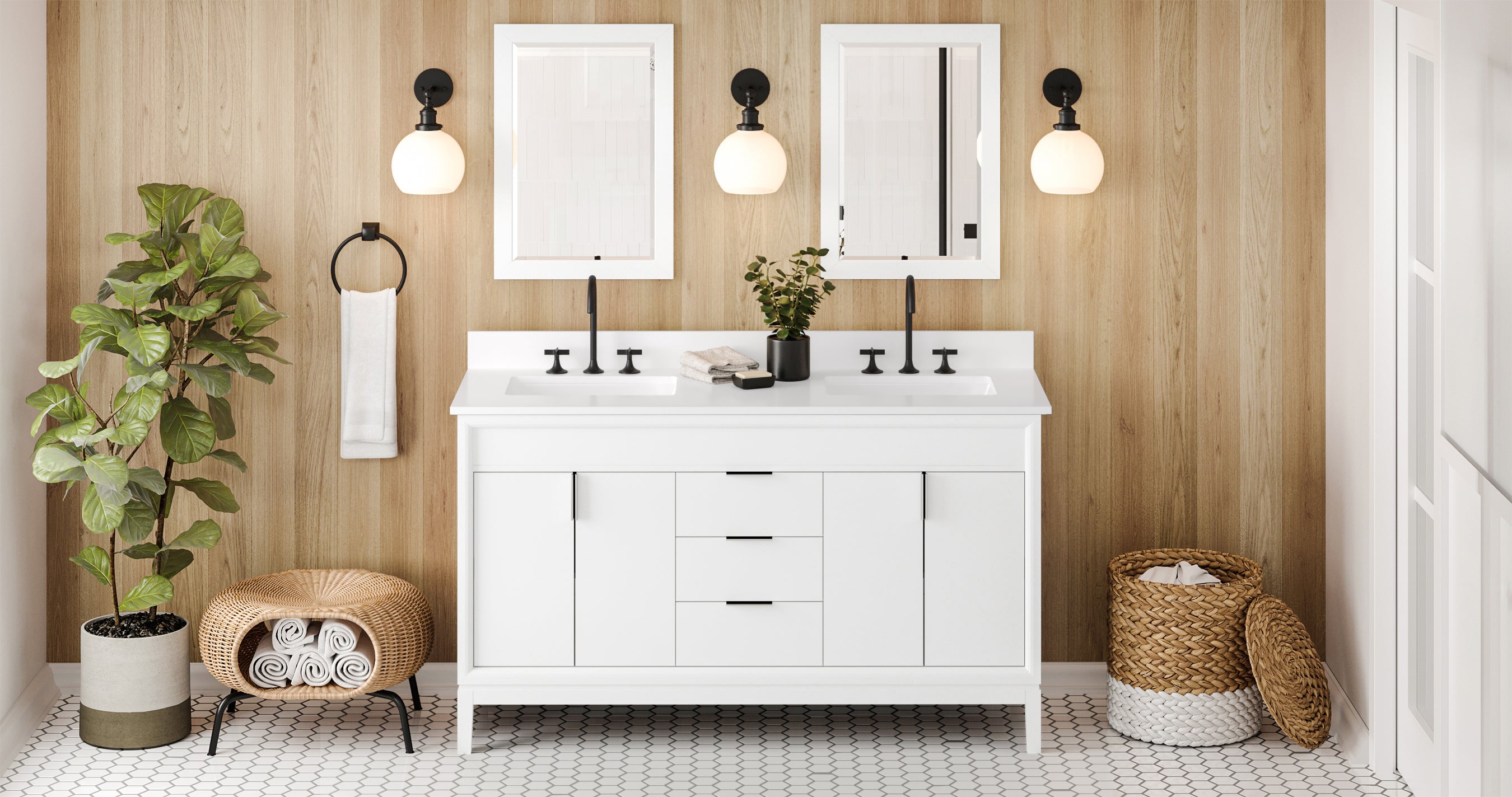 white vanity