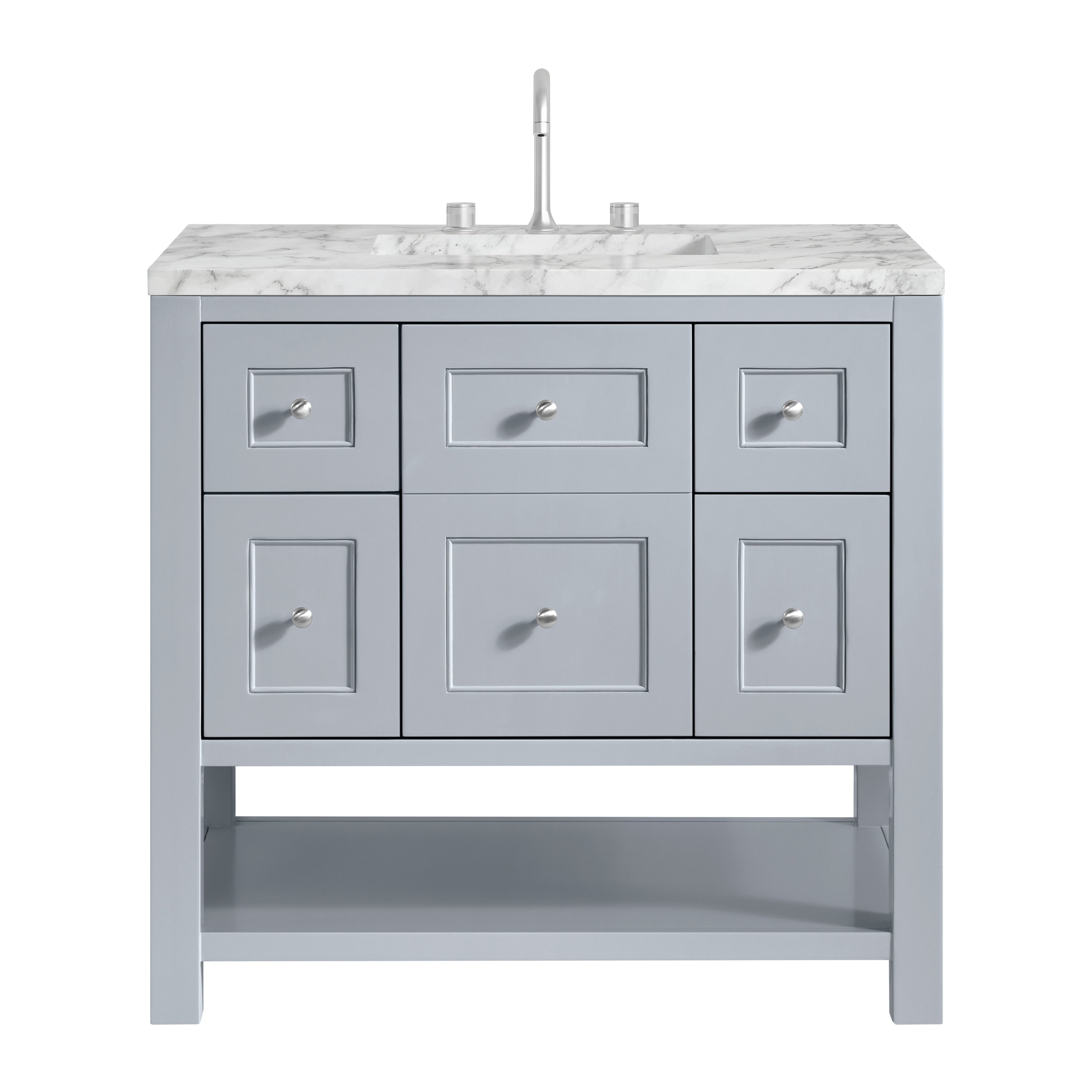 James Martin Vanities Breckenridge 36" Single Vanity - Serenity Blue