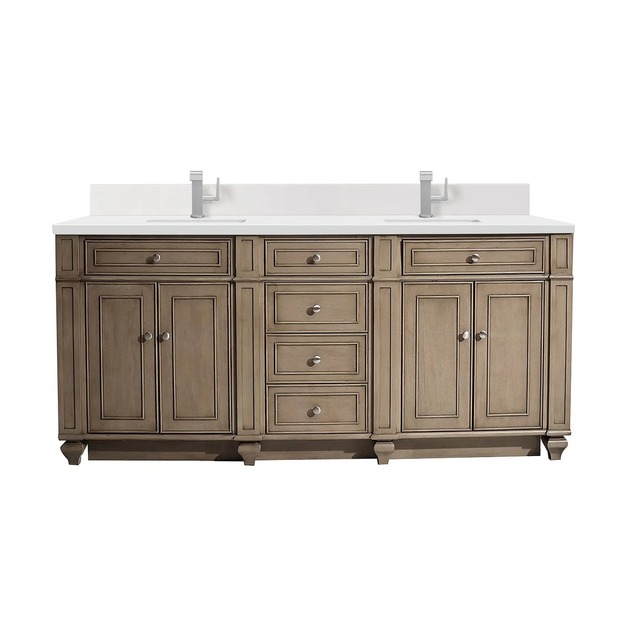 whitewashed walnut vanity