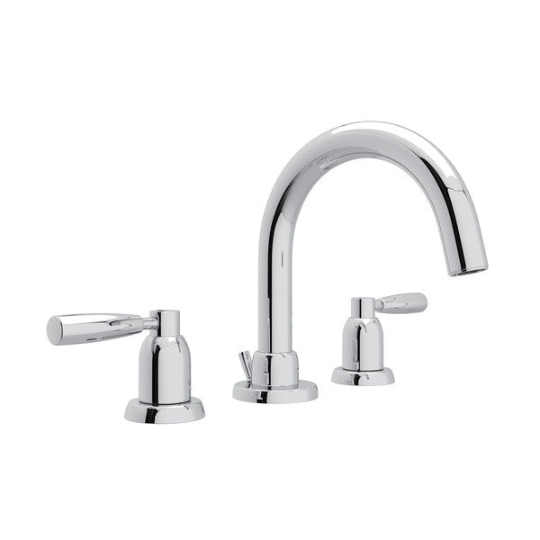 polished chrome bathroom faucet
