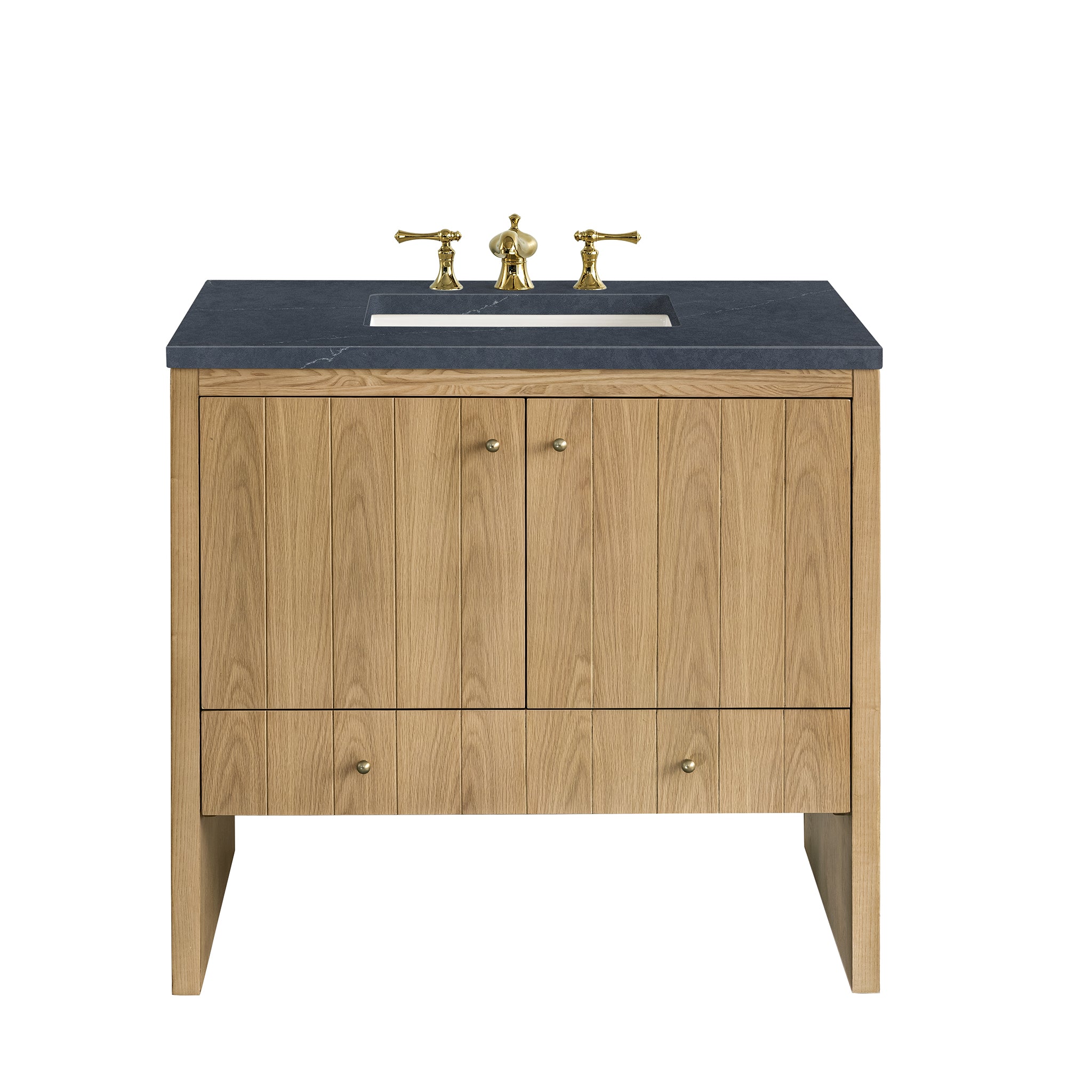 James Martin Vanities Hudson 36" Single Vanity - Light Natural Oak