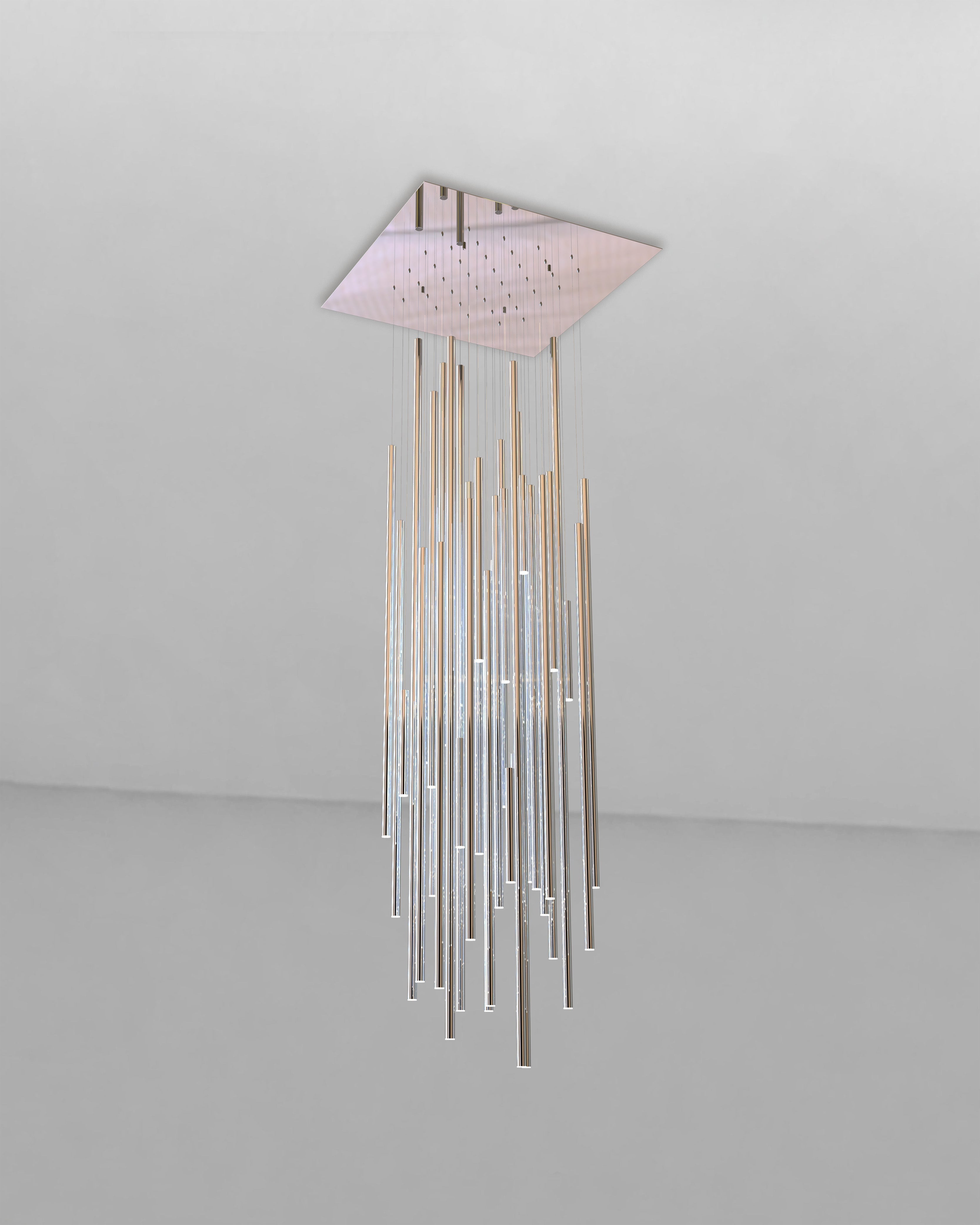 chrome chandelier