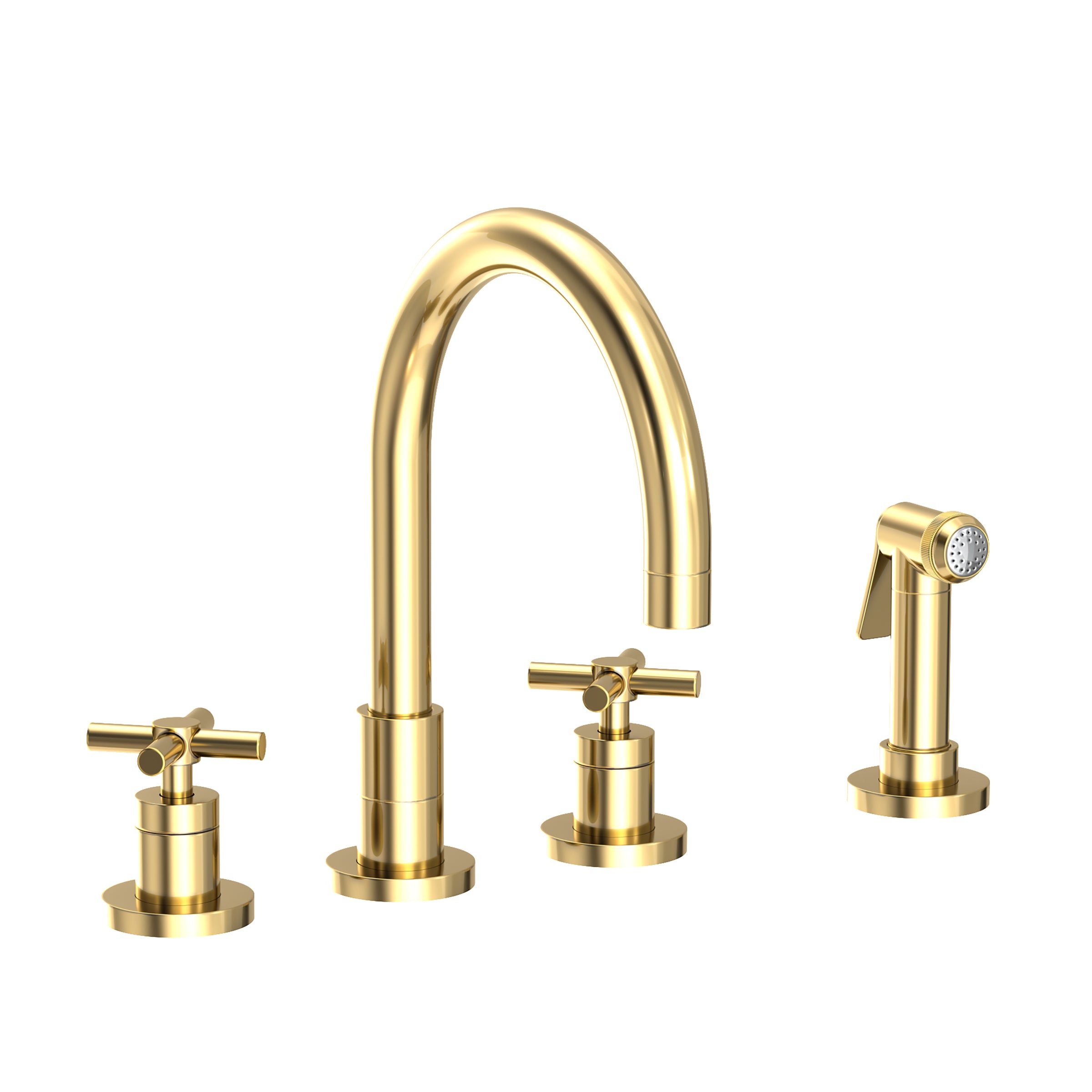 Newport Brass East Linear Kitchen Faucet with Side Spray