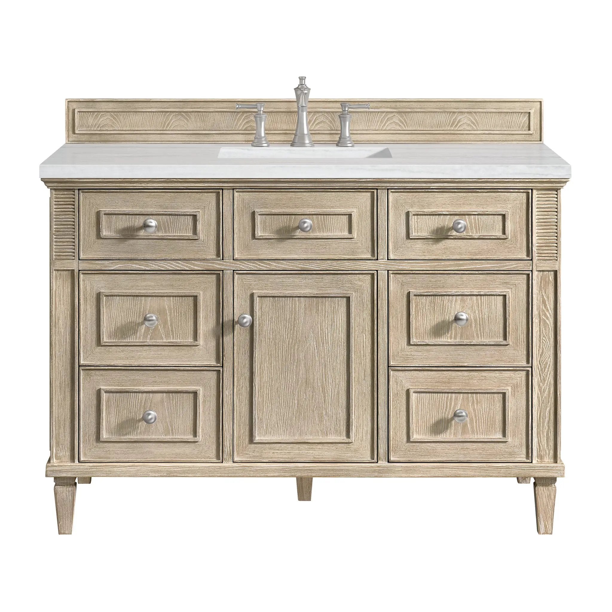 James Martin Lorelai 48" Single Vanity Set - Whitewashed Oak by James Martin Vanities