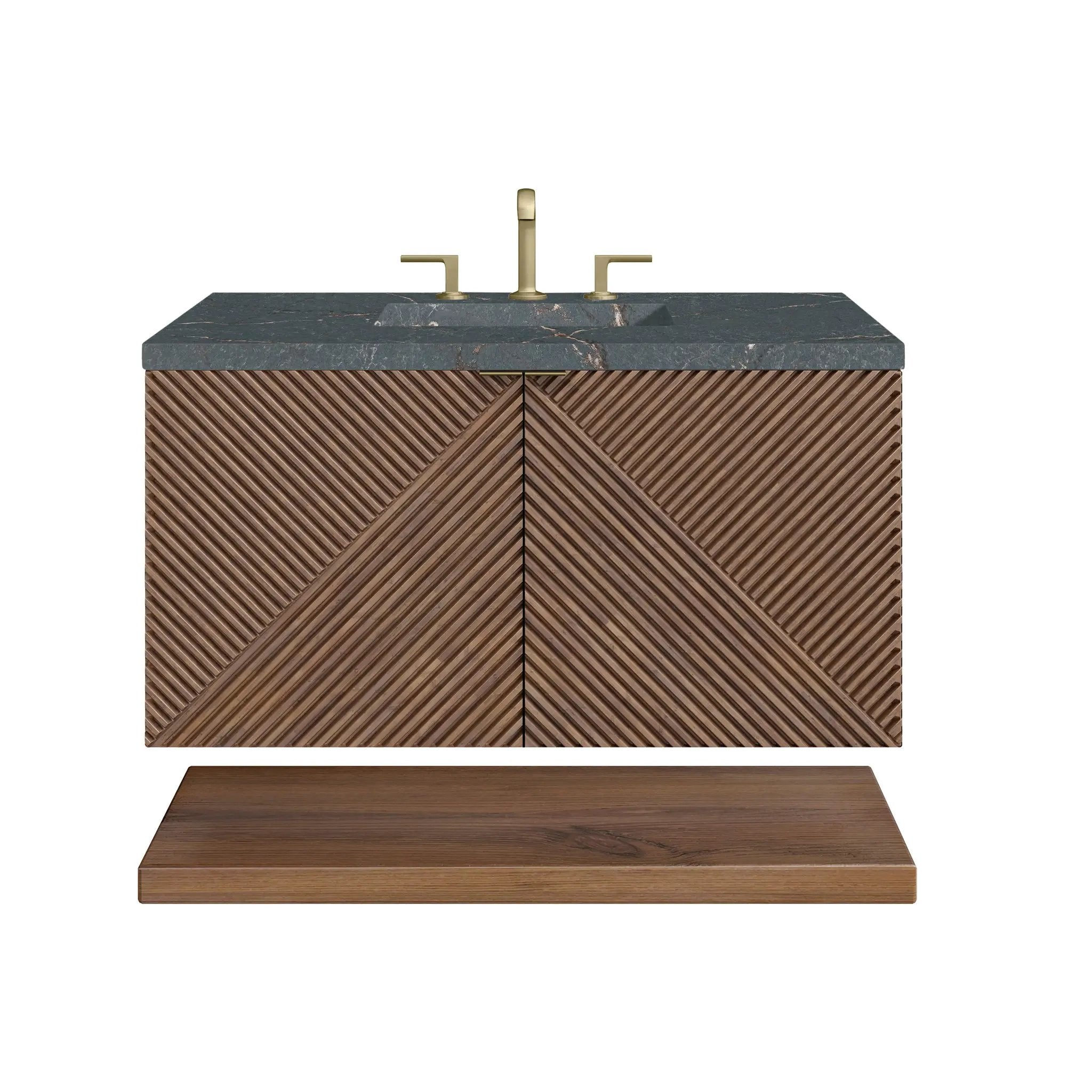 James Martin Marcello 36" Single Vanity Set - Chestnut by James Martin Vanities