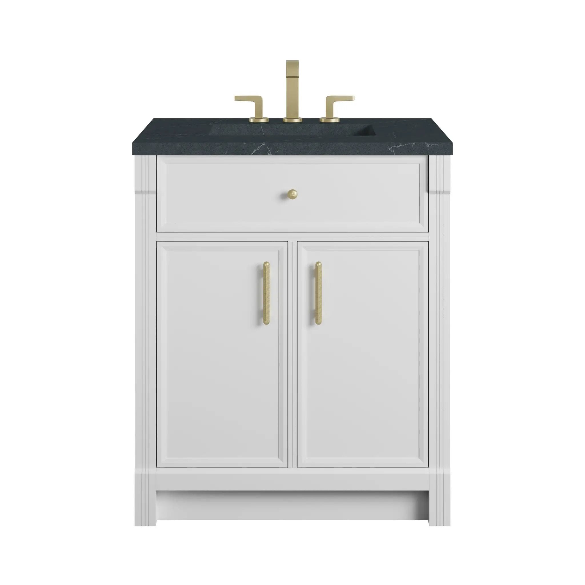 James Martin Bellshire 30" Single Vanity Set - Bright White by James Martin Vanities