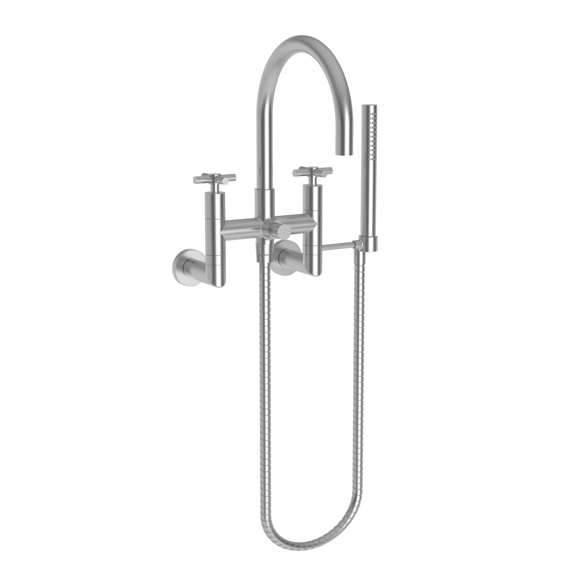 Newport Brass East Linear Exposed Tub & Hand Shower Set - Wall Mount by Newport Brass