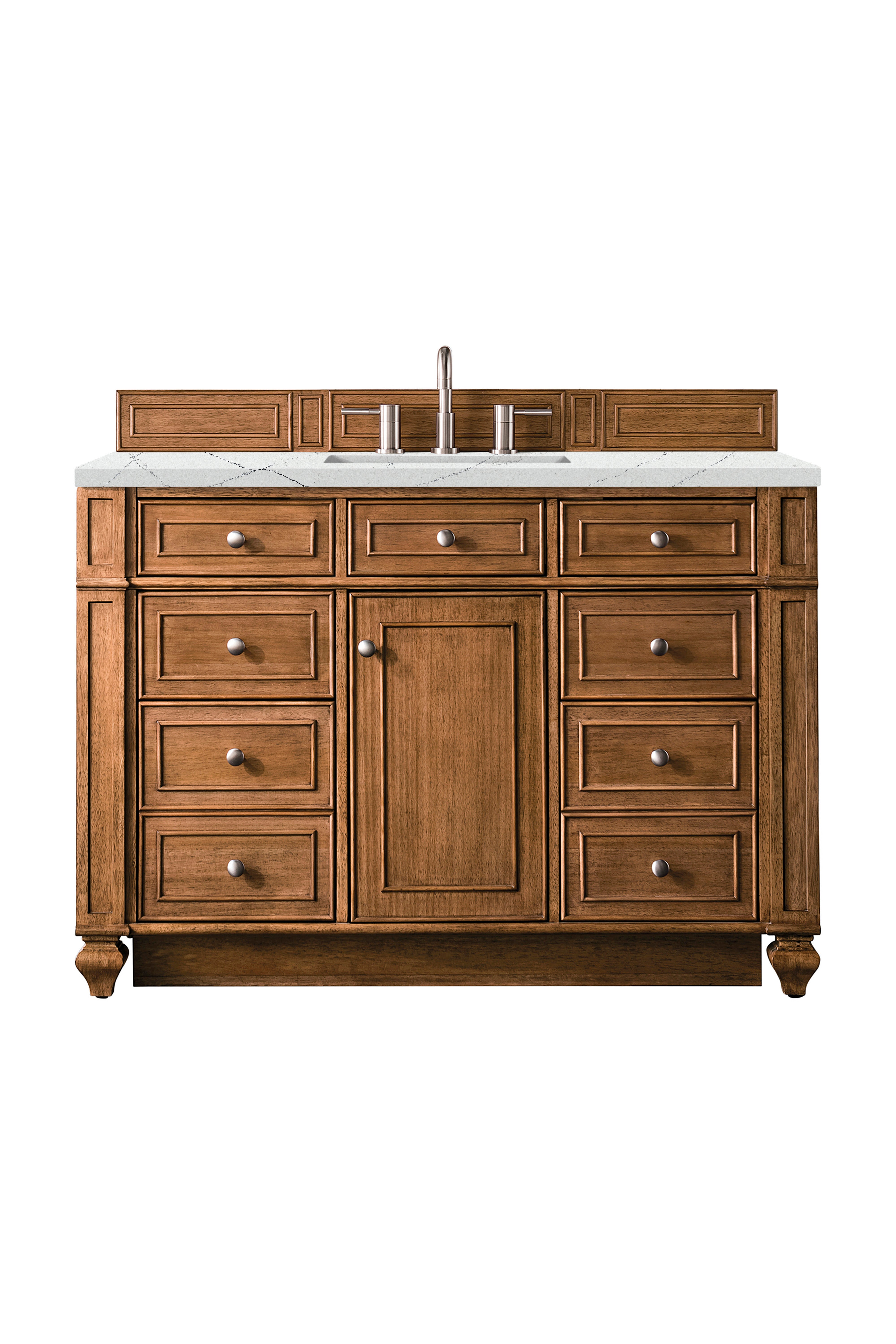 James Martin Vanities Bristol 48" Single Vanity - Saddle Brown