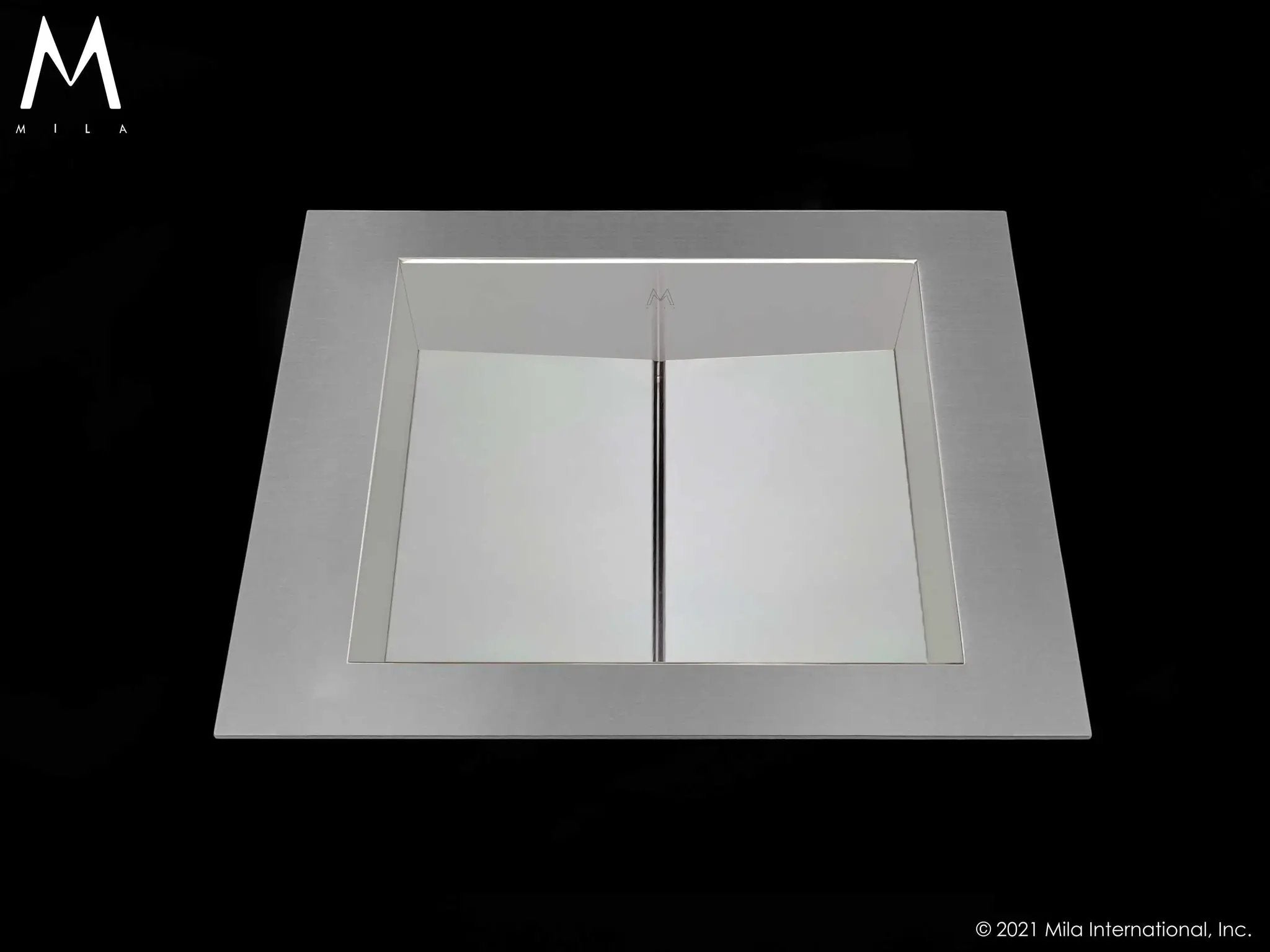 MILA ATELIER Bathroom Tri-Mount 21 x 17 Bathroom Sink by Mila International