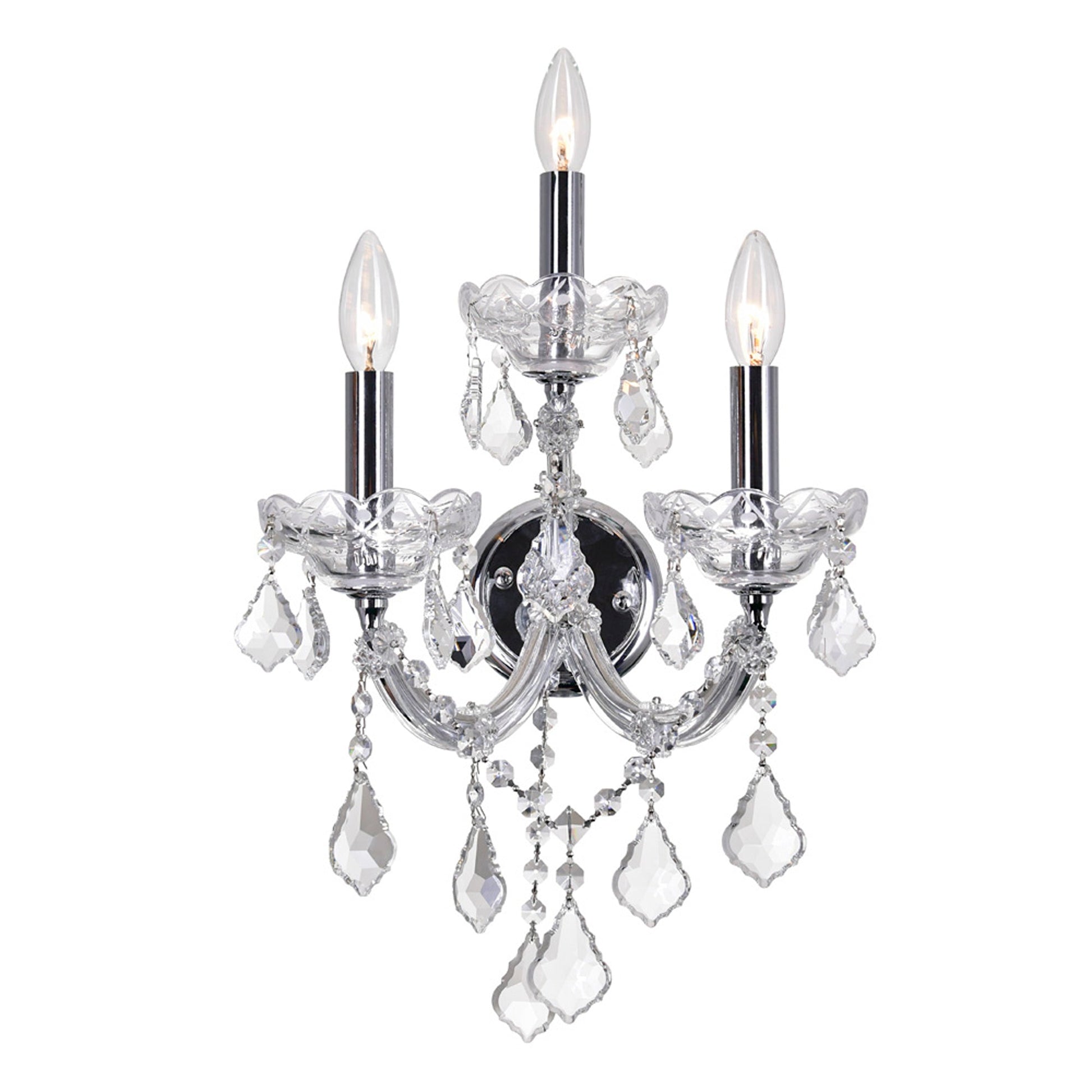 chrome wall sconce