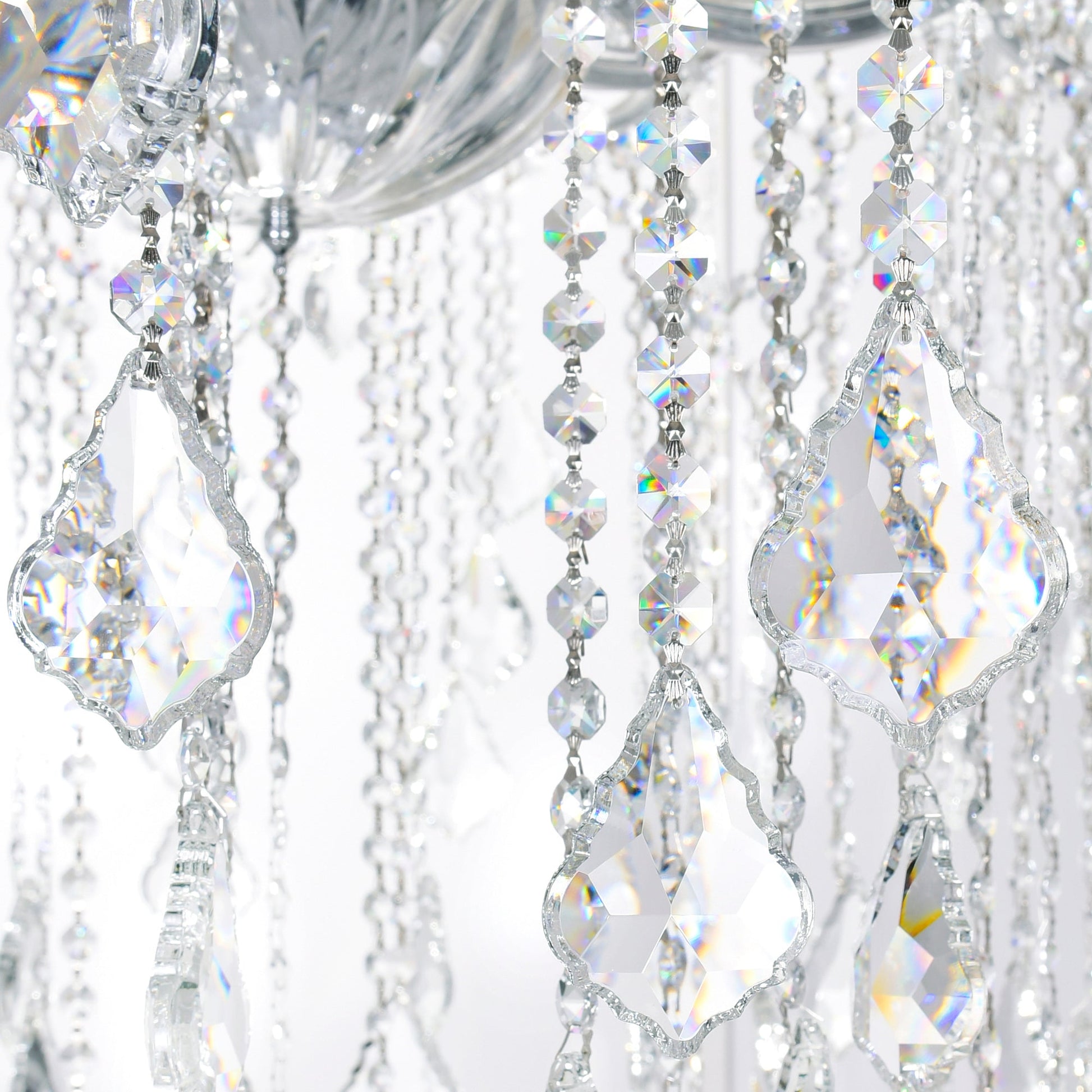 chrome chandelier