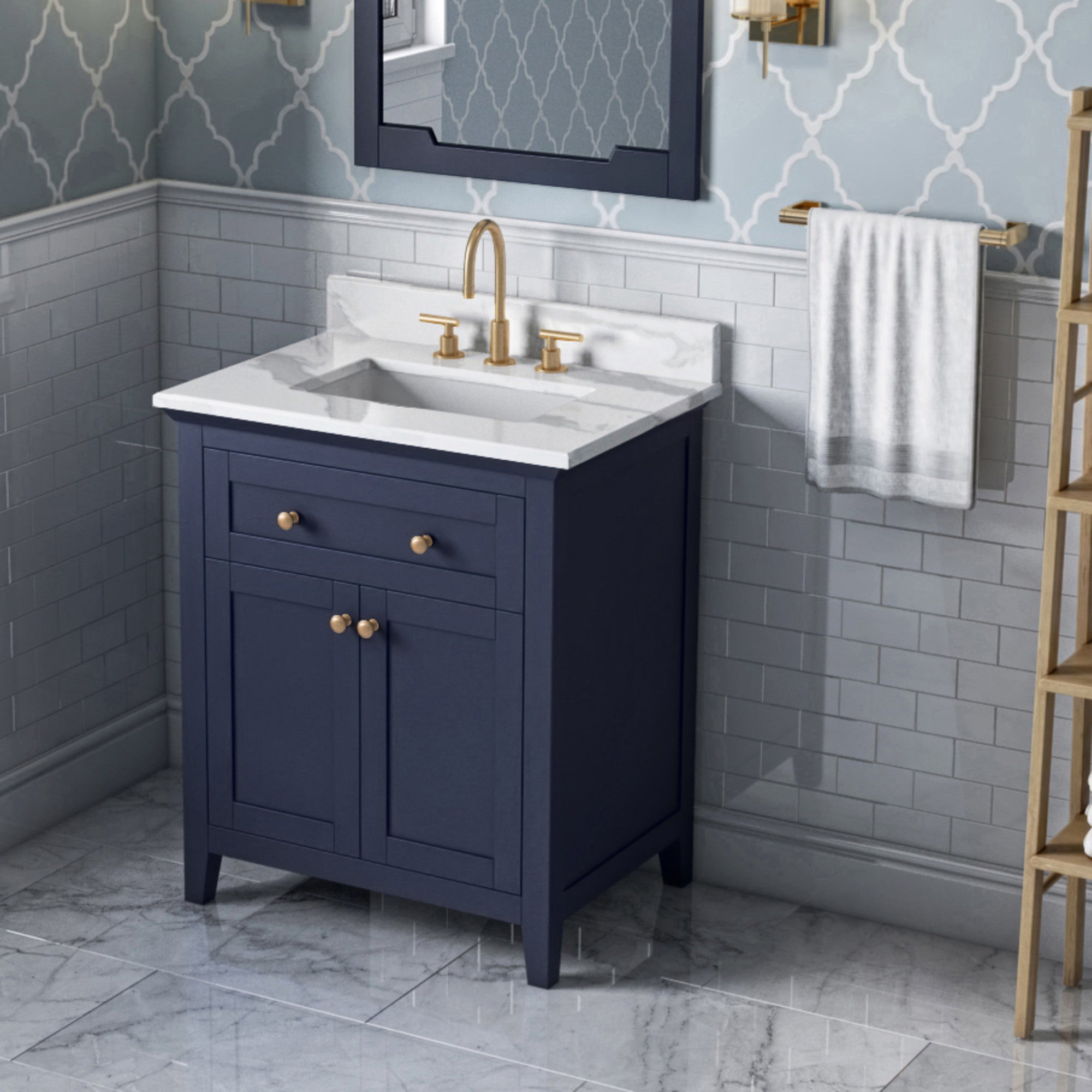 Jeffrey Alexander 30" Chatham Vanity Set