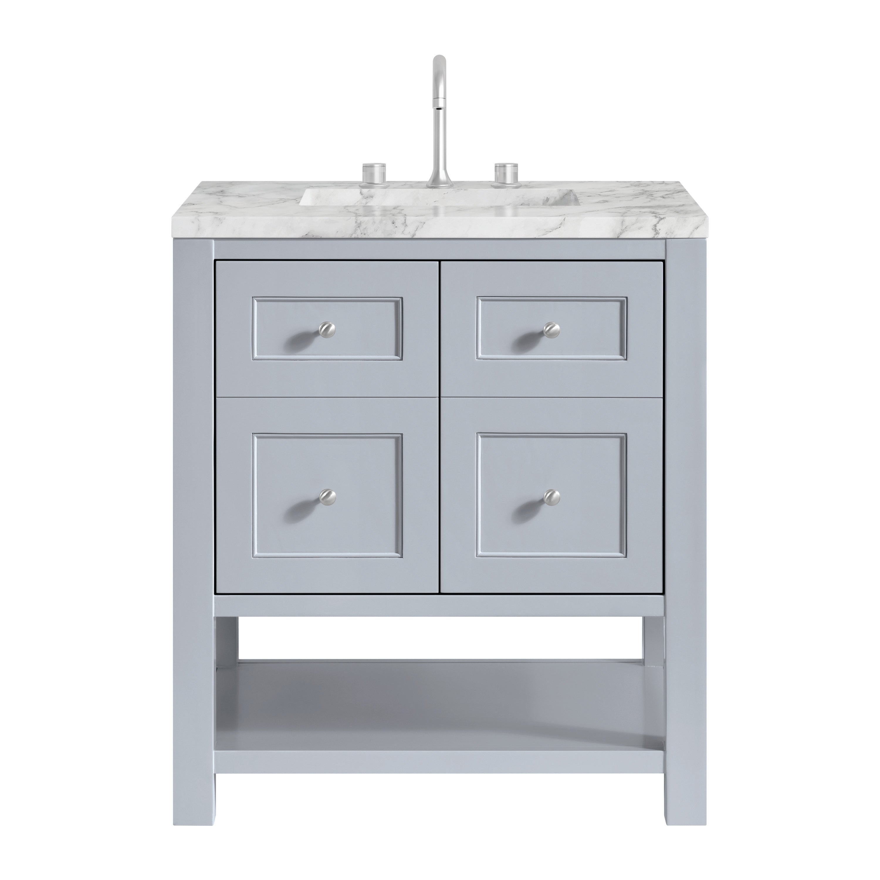 James Martin Vanities Breckenridge 30" Single Vanity - Serenity Blue