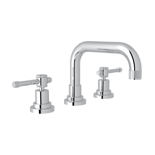 polished chrome bathroom faucet