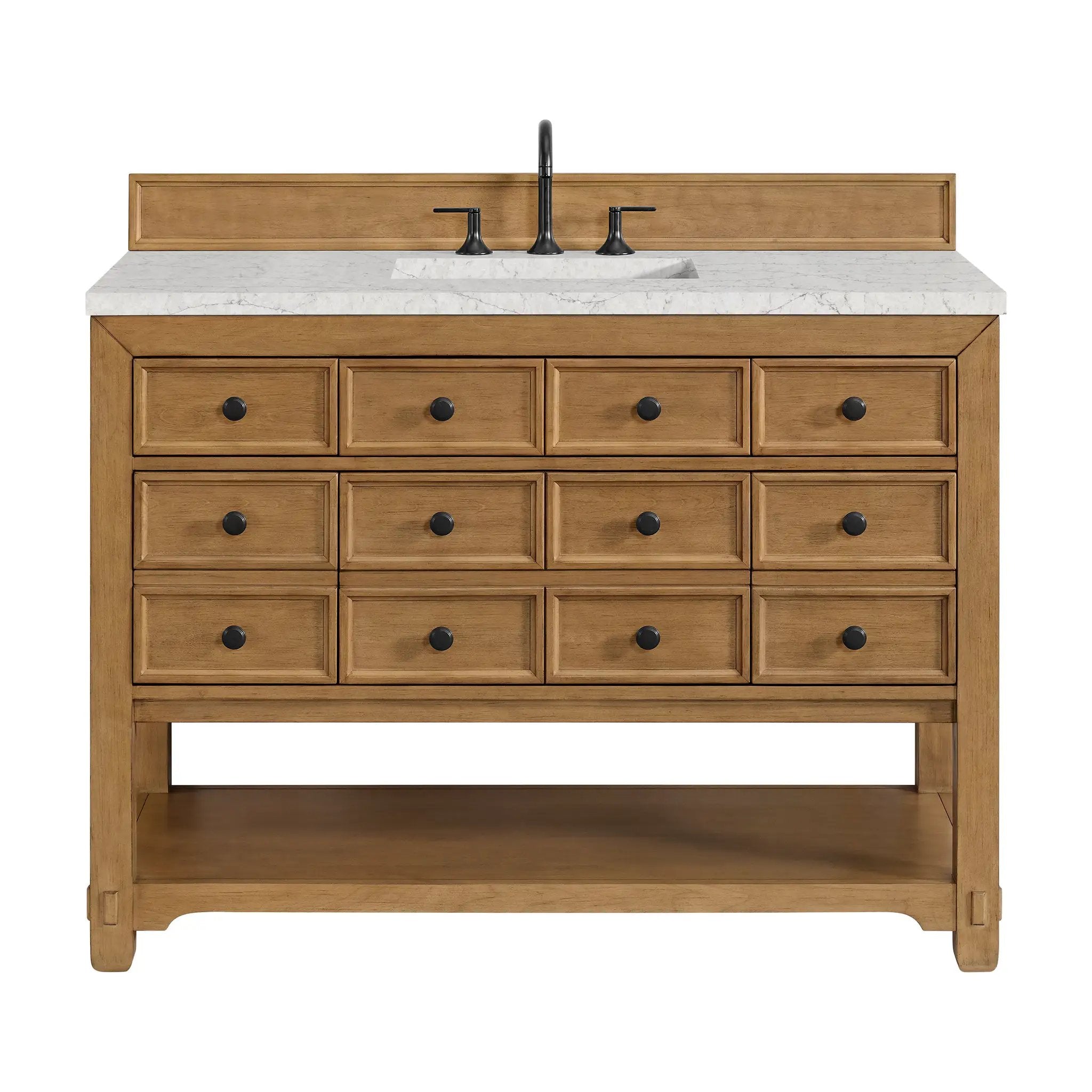 James Martin Malibu 48" Single Vanity Set - Amber Birch by James Martin Vanities