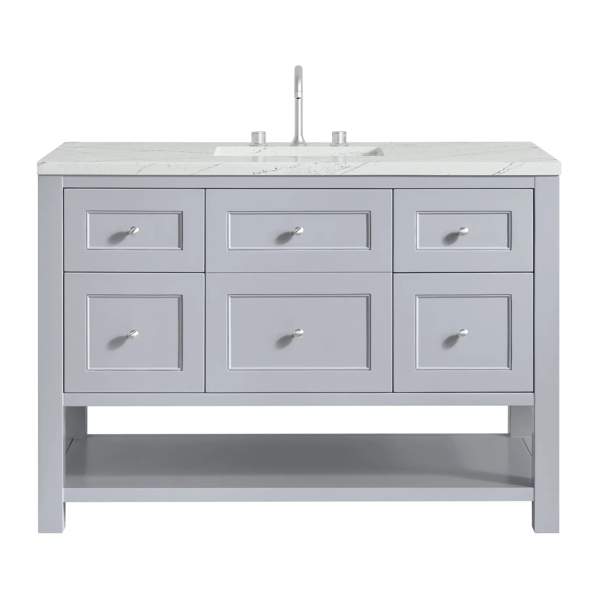 James Martin Breckenridge 48" Single Vanity Set - Serenity Blue by James Martin Vanities