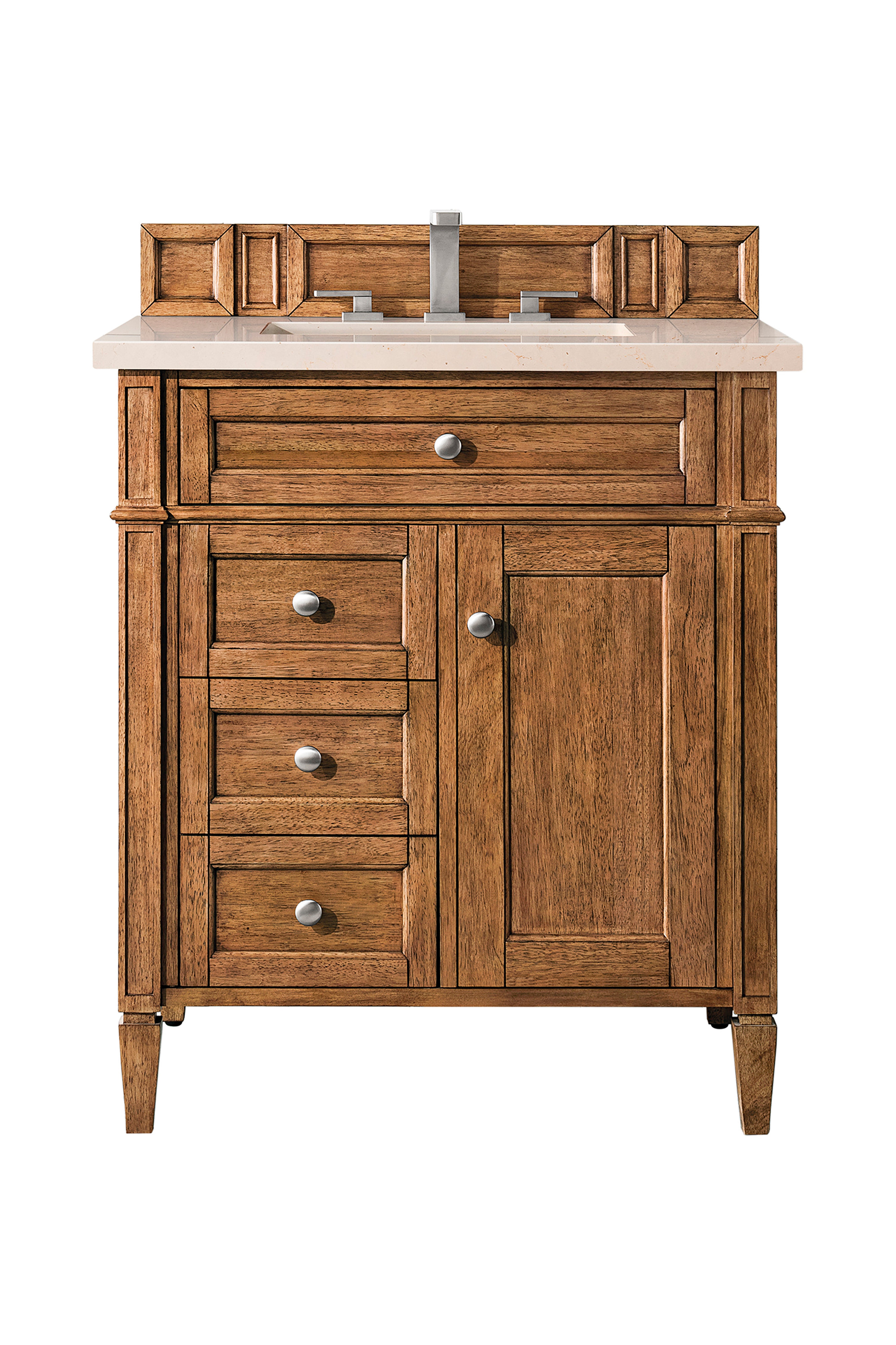 James Martin Vanities Brittany 30" Single Vanity - Saddle Brown