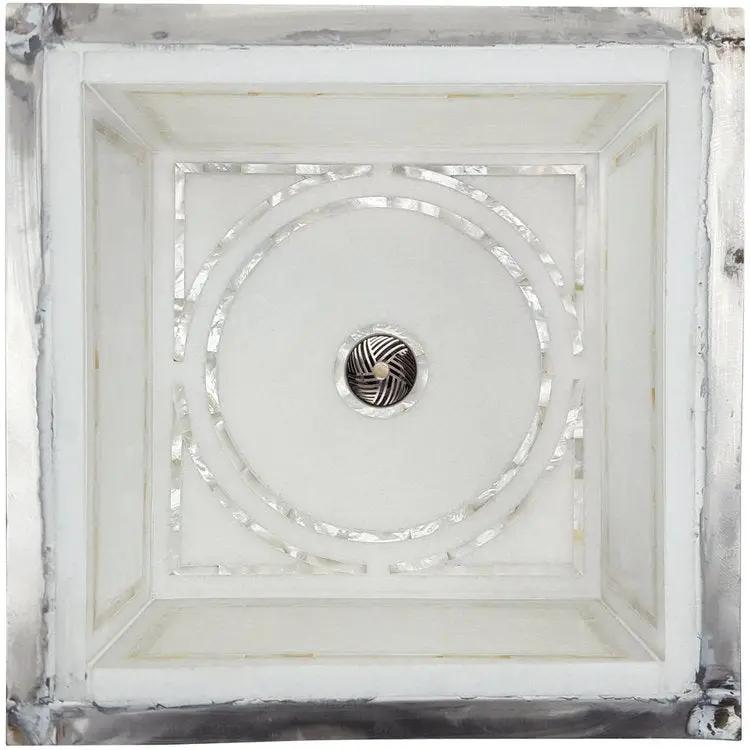 white marble sink