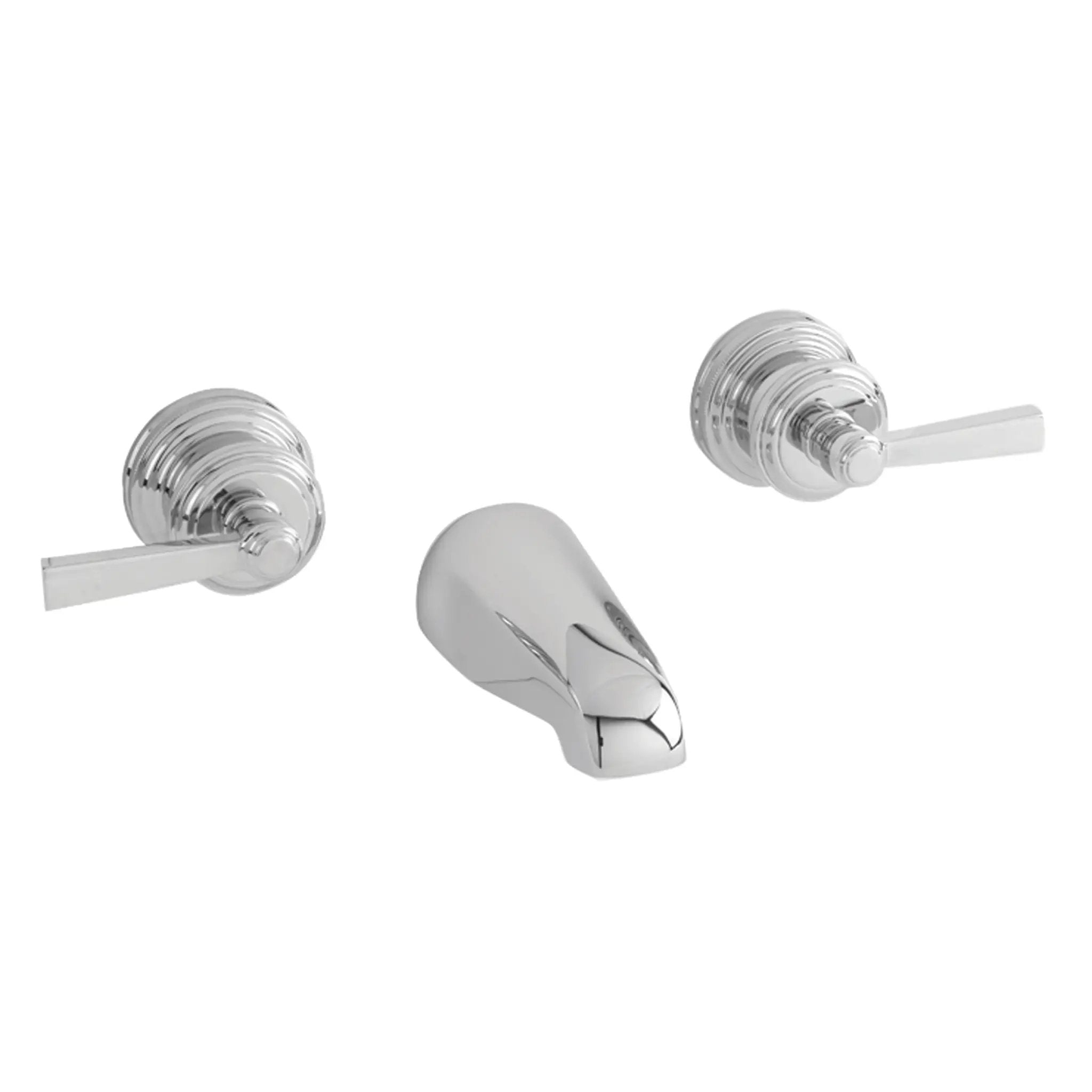polished chrome tub faucet