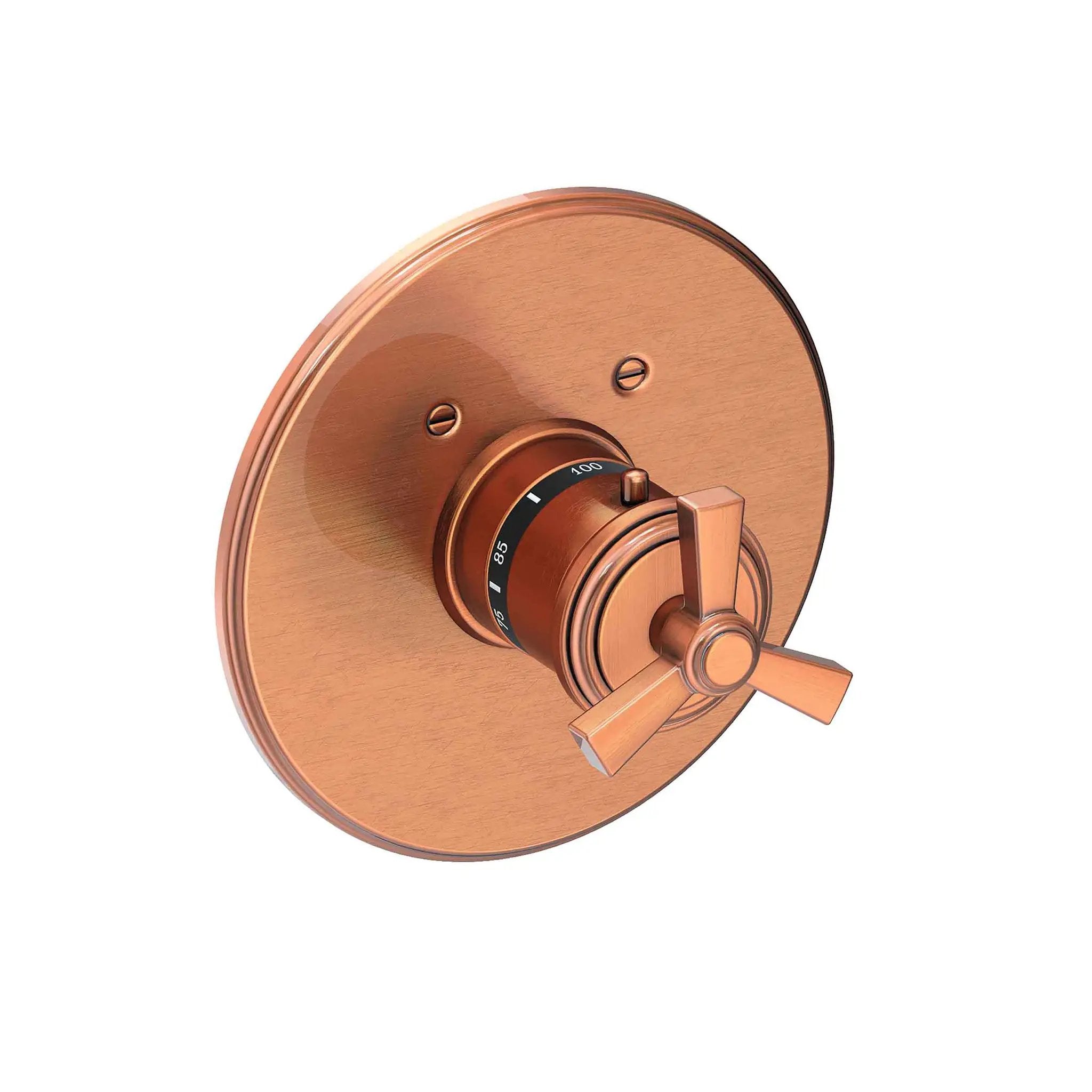 Newport Brass Miro 3/4" Round Thermostatic Trim Plate with Handle by Newport Brass