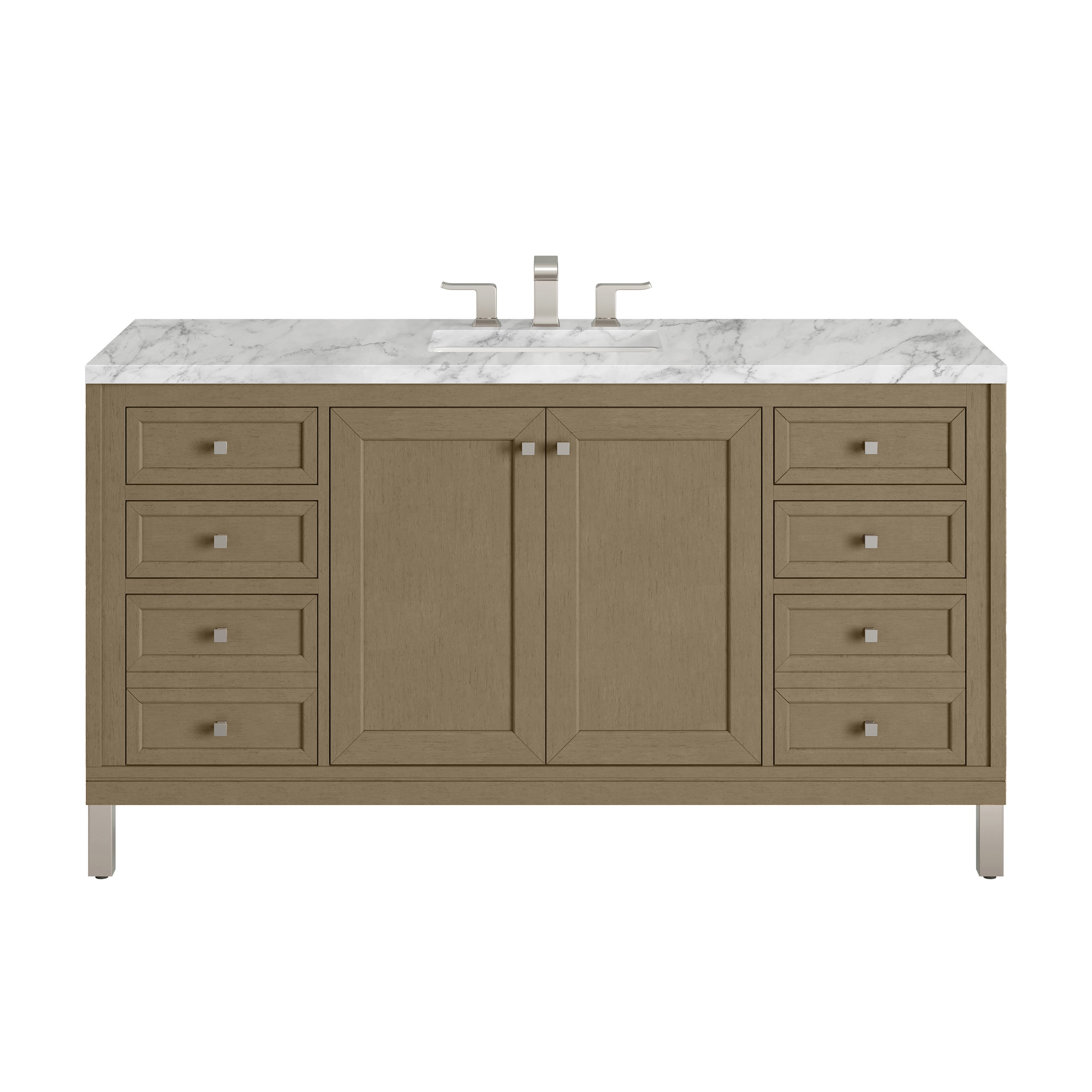 James Martin Vanities Chicago 60" Single Vanity - Walnut Whisper