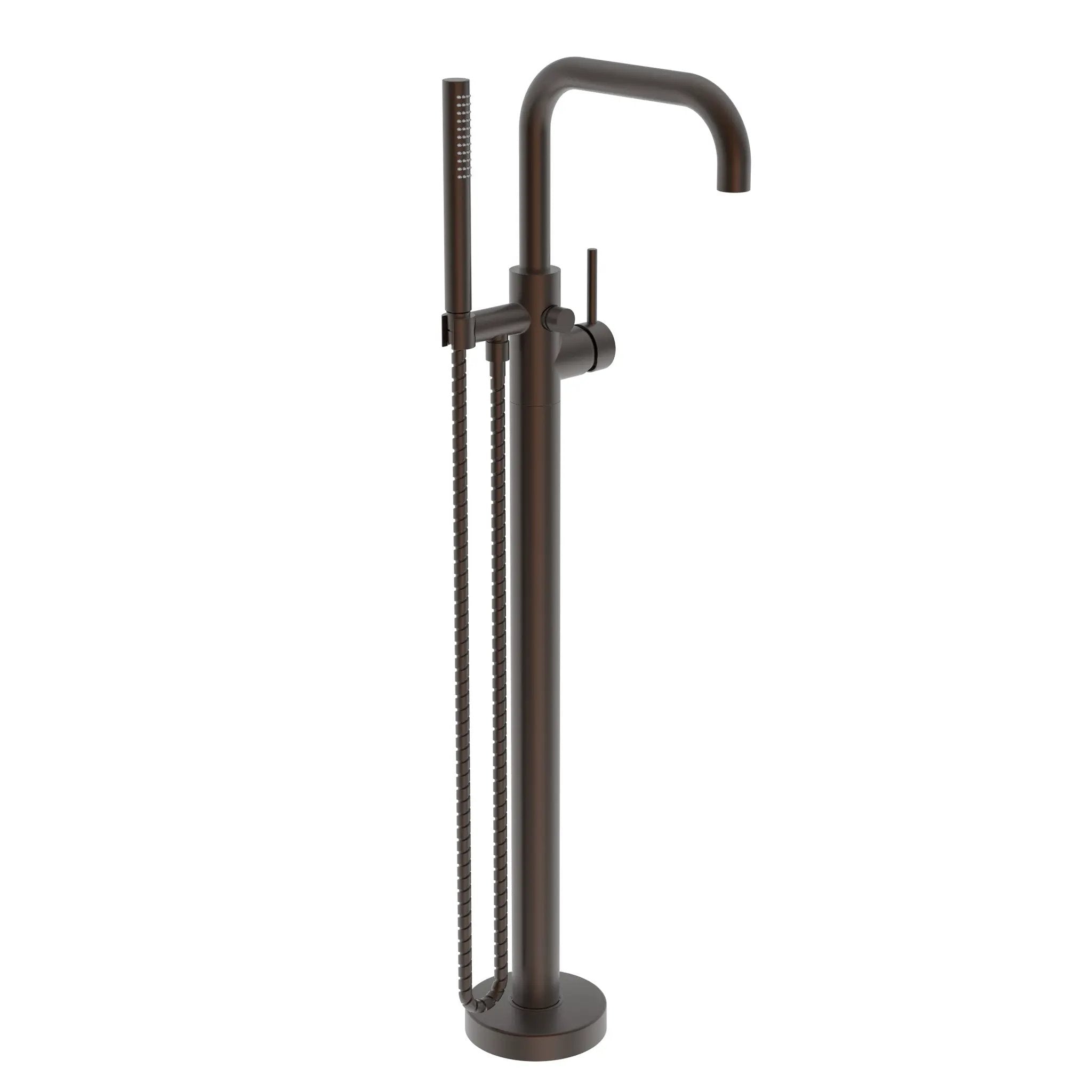 Newport Brass East Square Exposed Tub and Hand Shower Set - Free Standing by Newport Brass