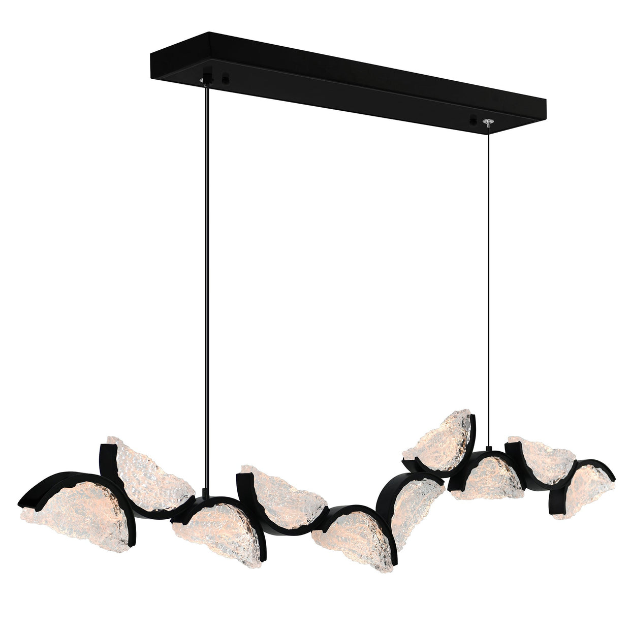 black chandelier