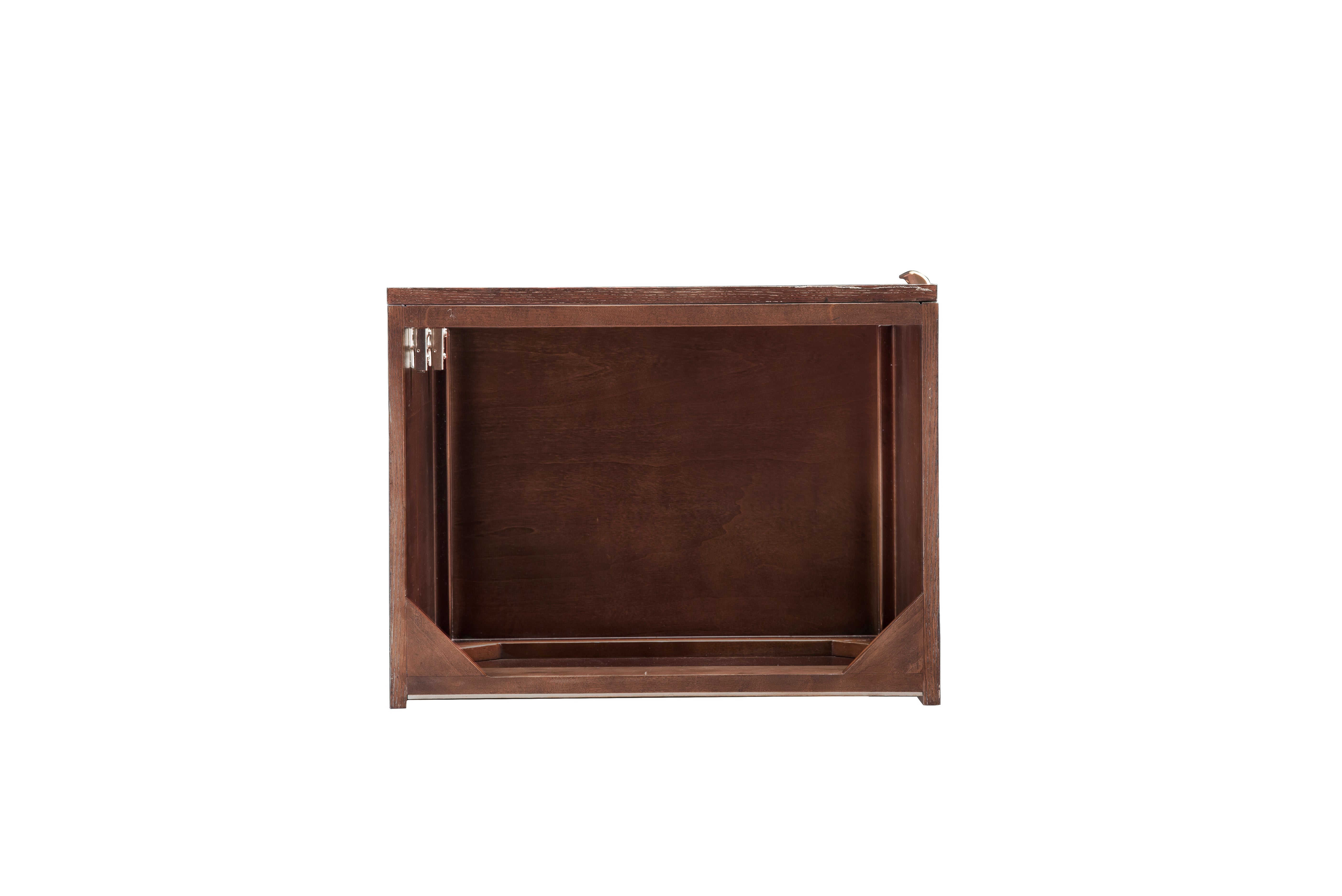 coffee oak single vanity cabinet