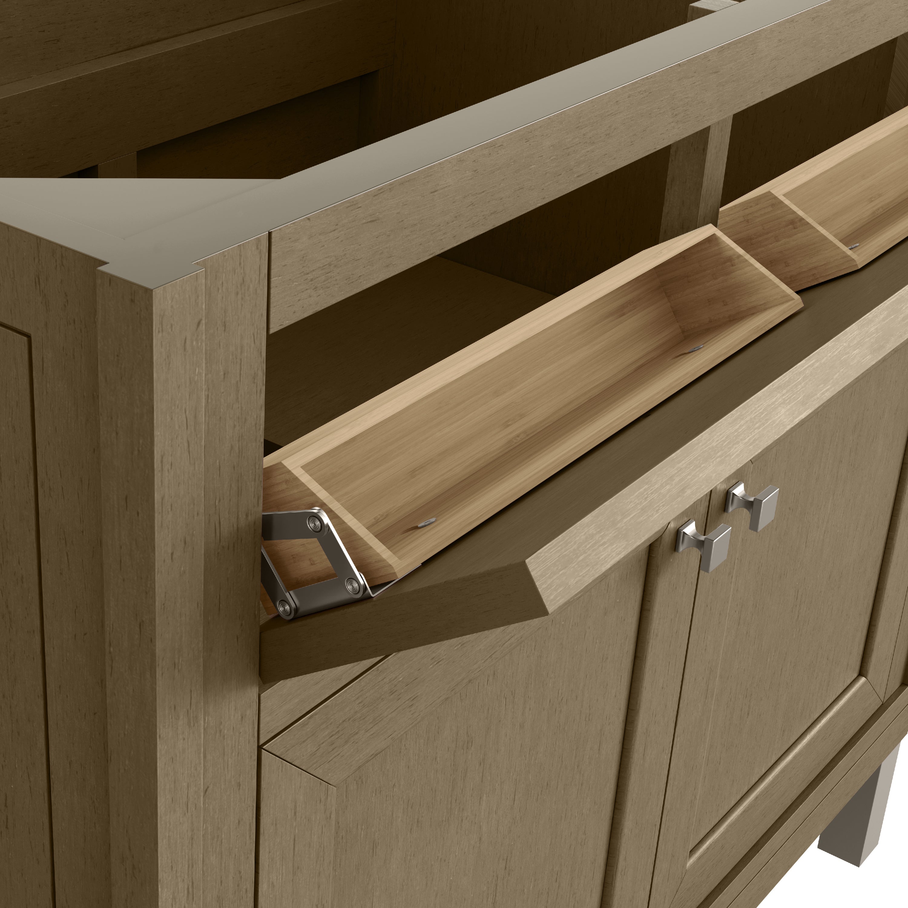 walnut whisper vanity