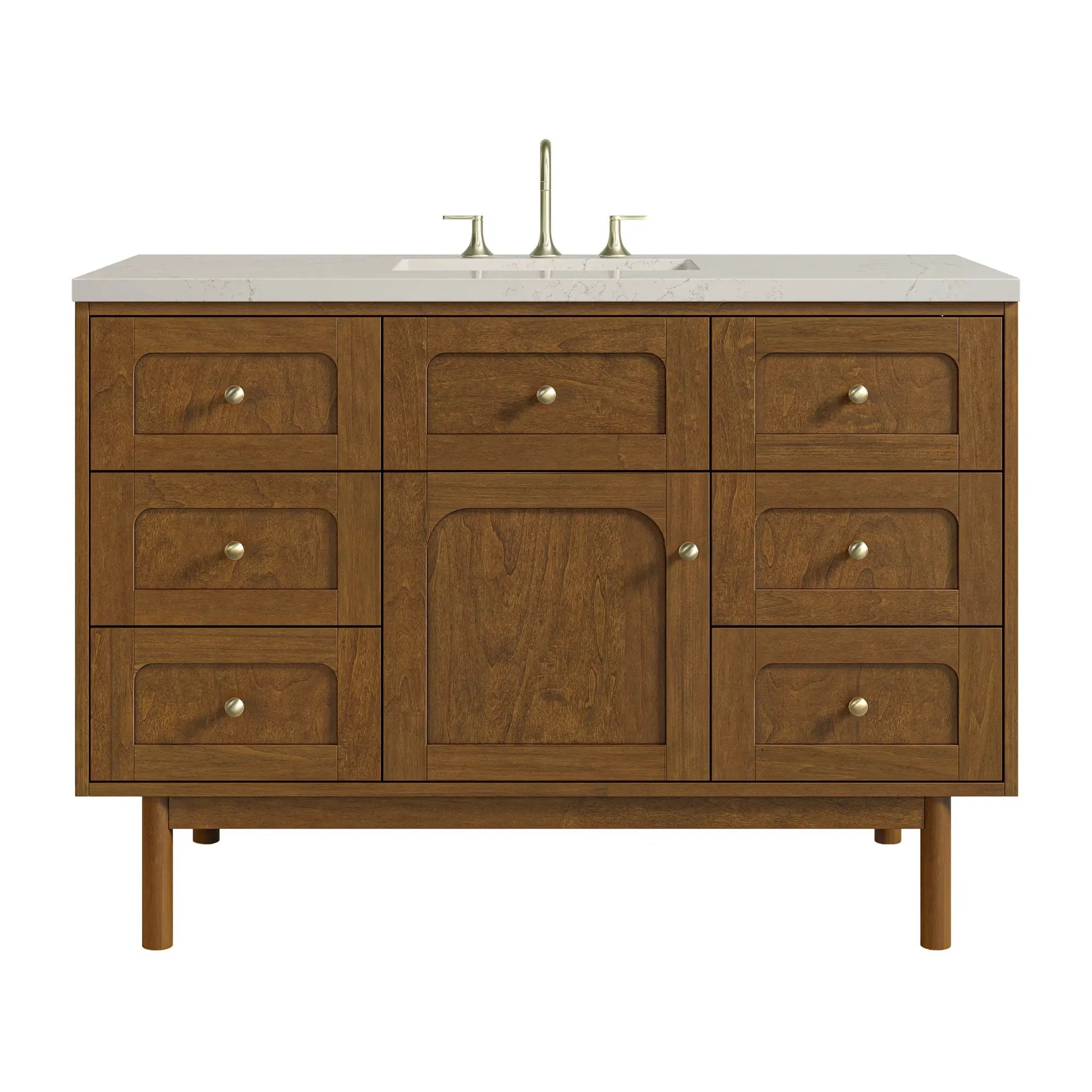 James Martin Laurent 48" Single Vanity Set - Honey Oak by James Martin Vanities