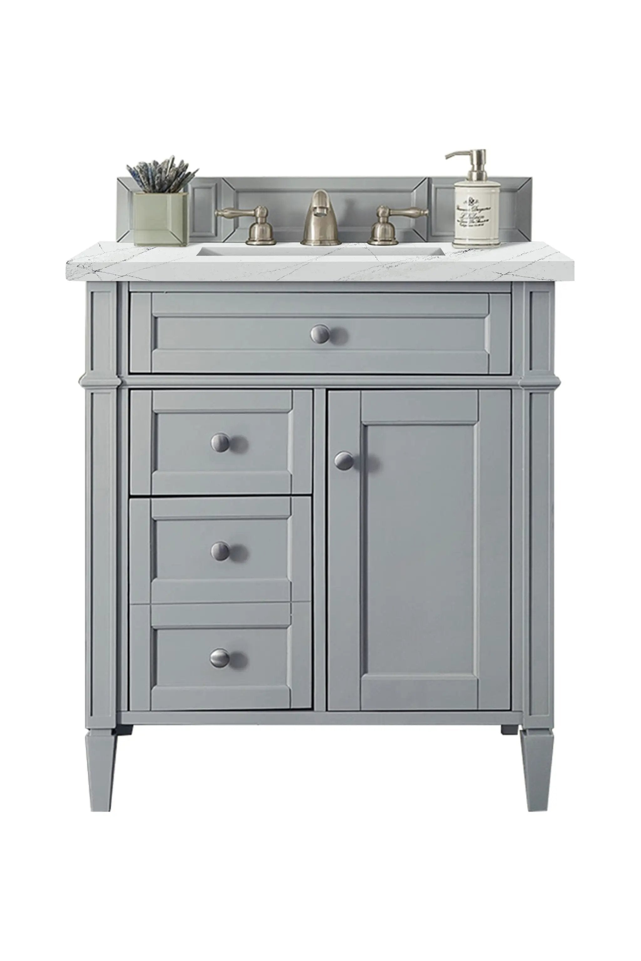 James Martin Brittany 30" Single Vanity Set - Urban Gray by James Martin Vanities
