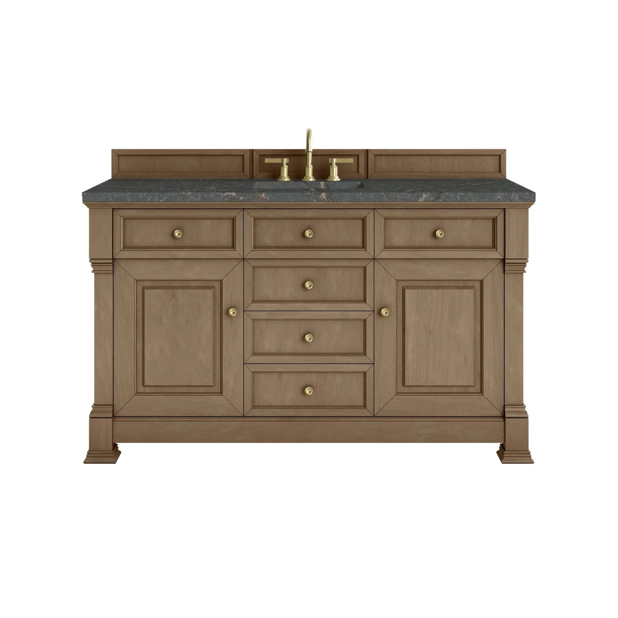 James Martin Brookfield 60" Single Vanity Set - Pecan by James Martin Vanities
