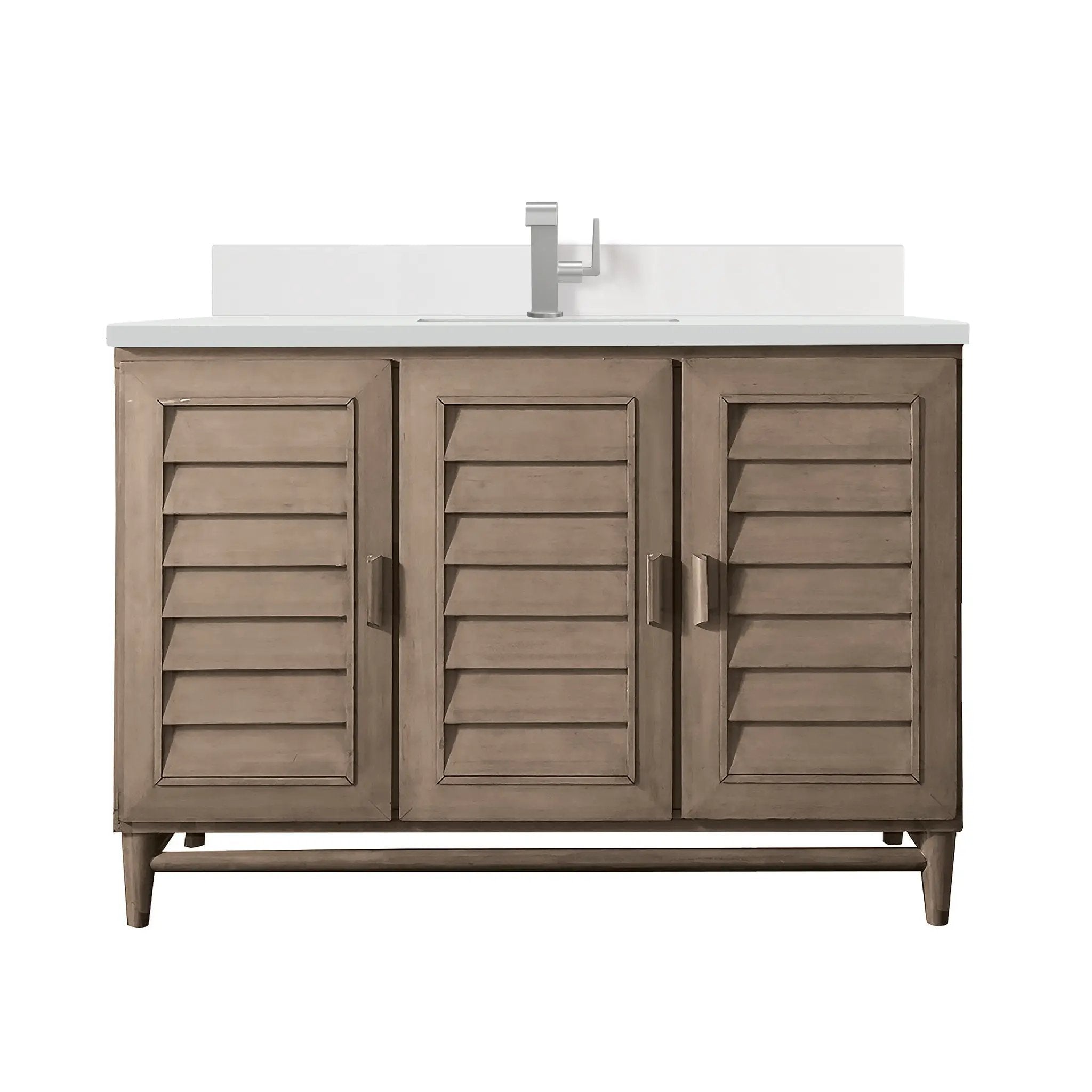 James Martin Portland 48" Single Vanity Set - Whitewashed Walnut by James Martin Vanities