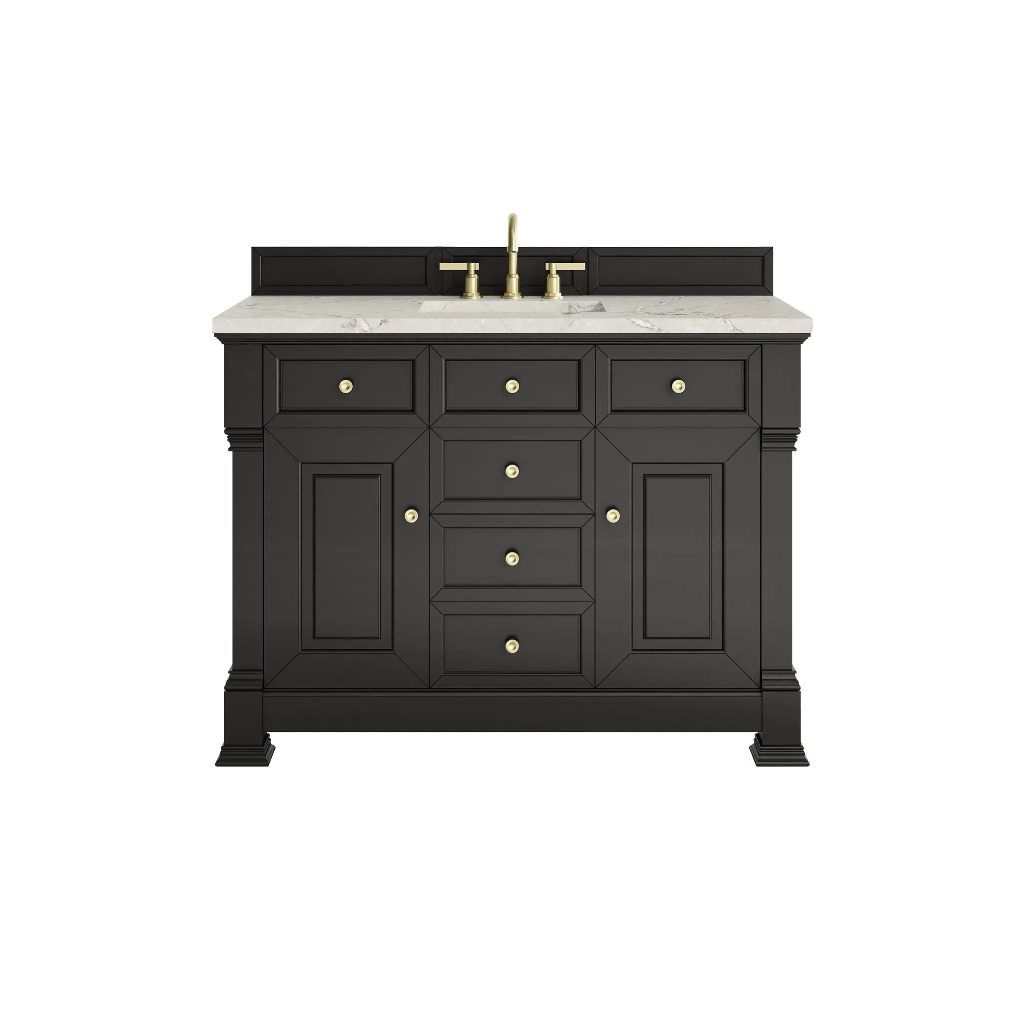 James Martin Brookfield 48" Single Vanity Set - Black Onyx by James Martin Vanities