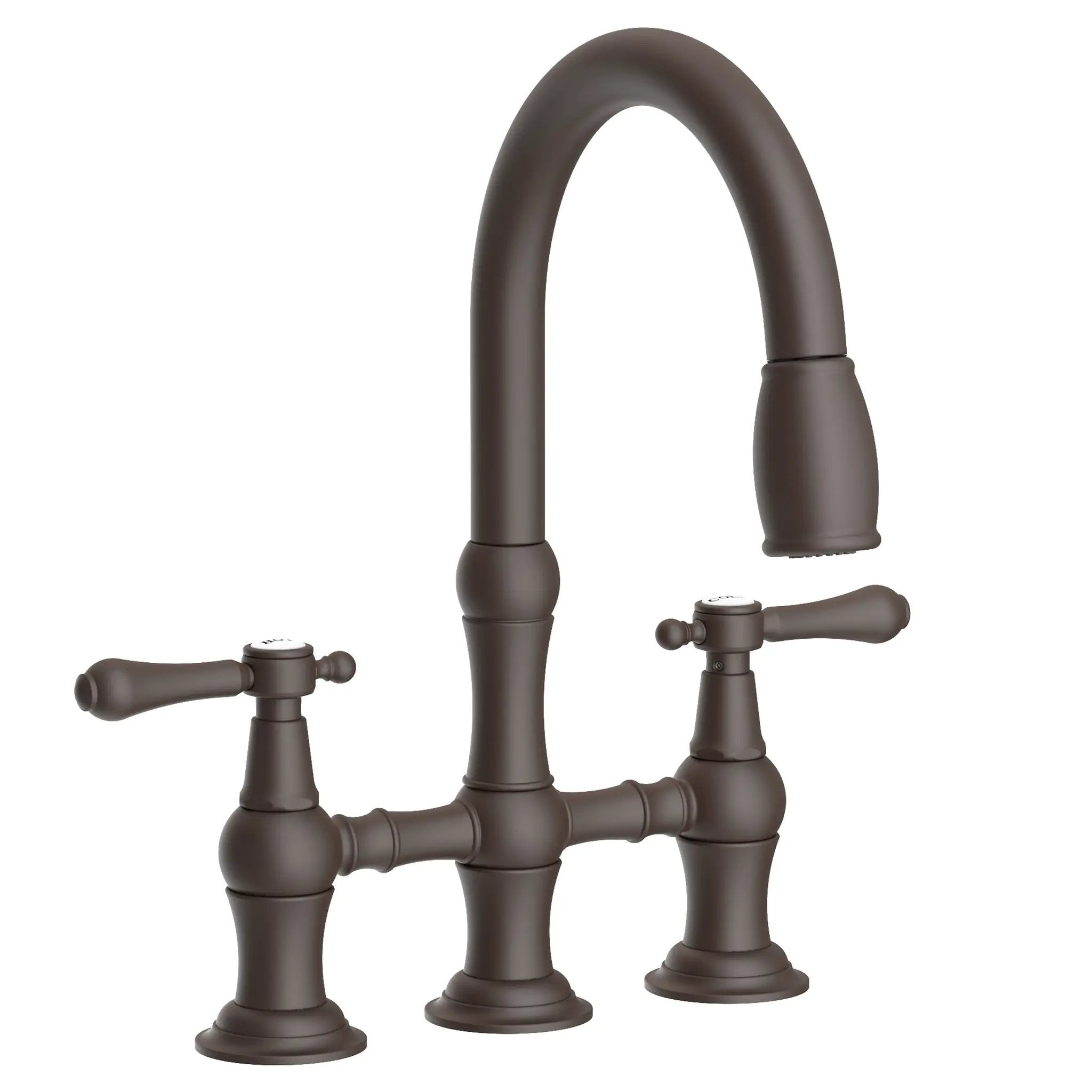 Newport Brass Chesterfield Kitchen Bridge Pull-Down Faucet by Newport Brass
