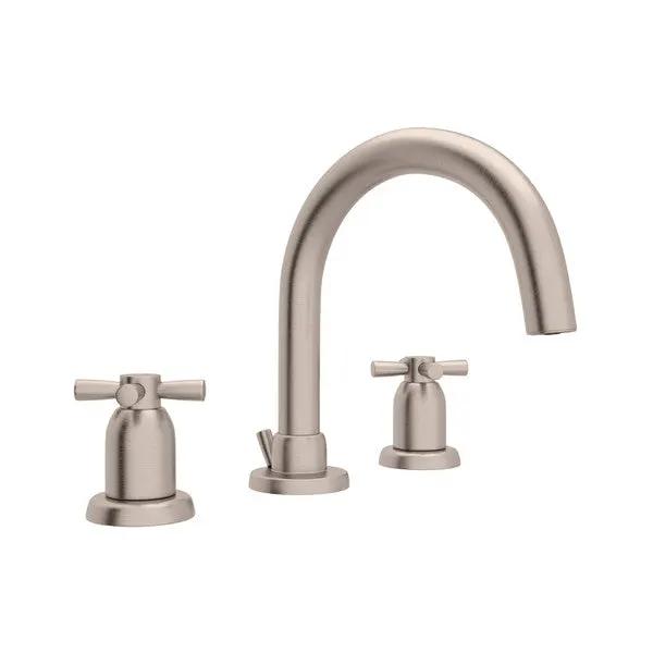 Rohl Perrin & Rowe Holborn Widespread Lavatory Faucet with C-Spout by Rohl