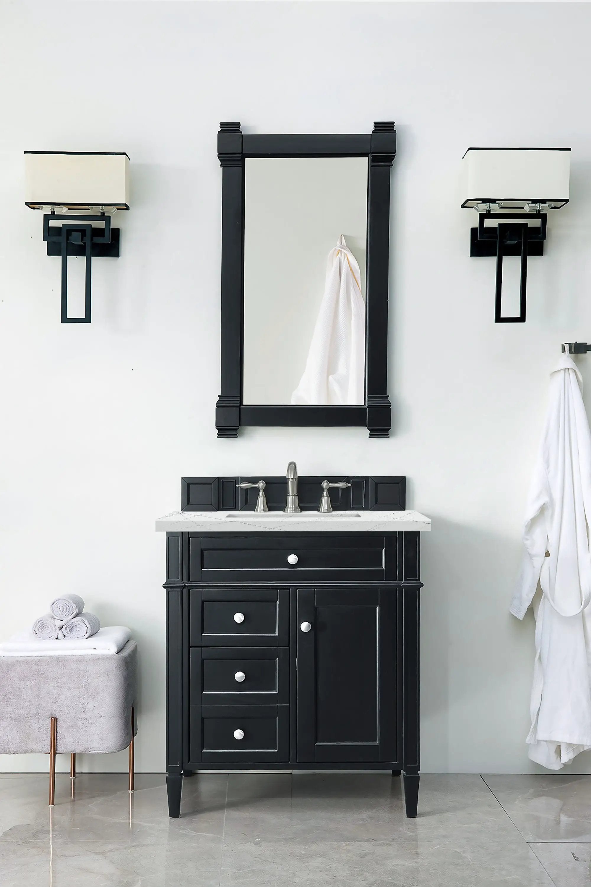 black onyx vanity