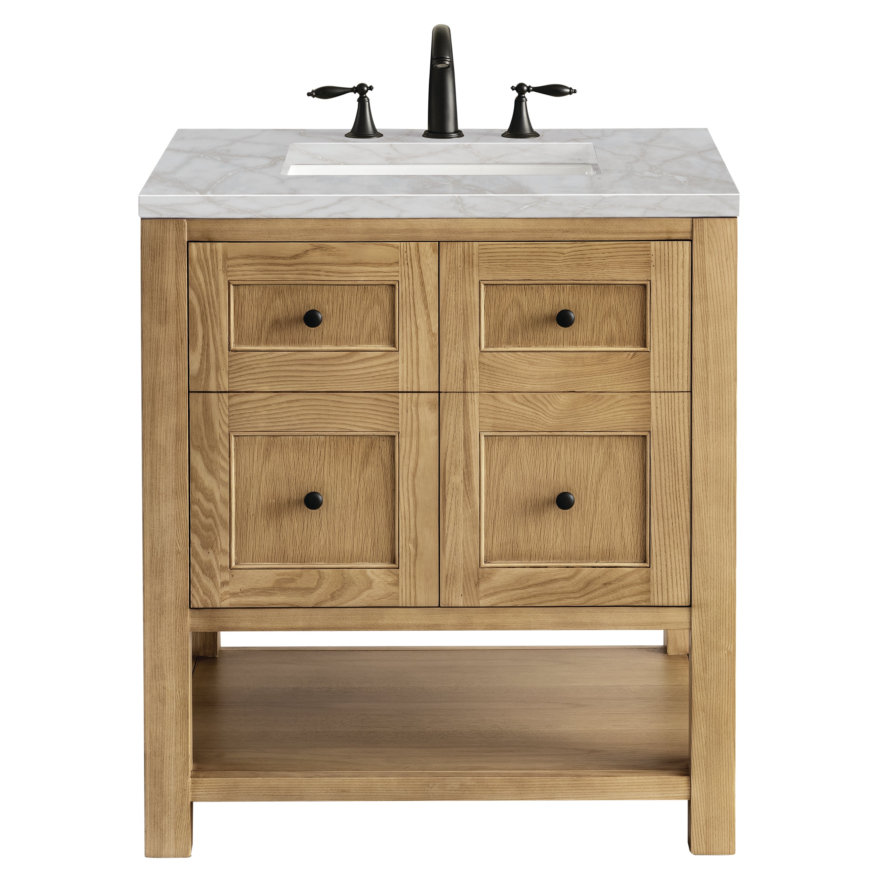 James Martin Vanities Breckenridge 30" Single Vanity - Light Natural Oak
