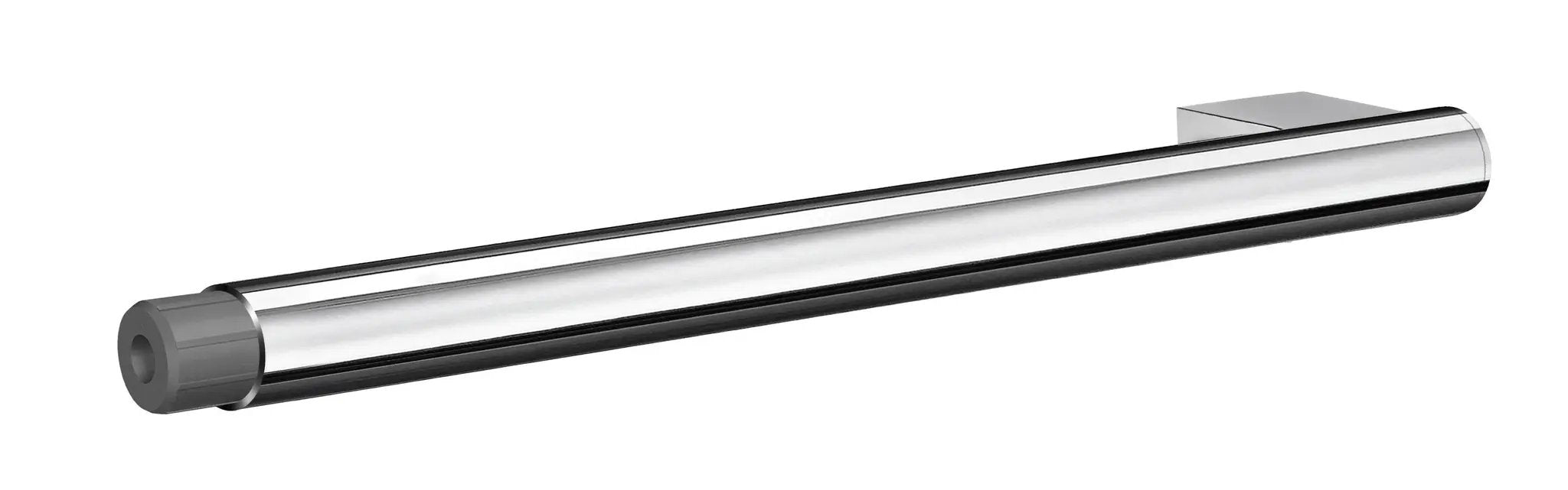 chromed grab bar