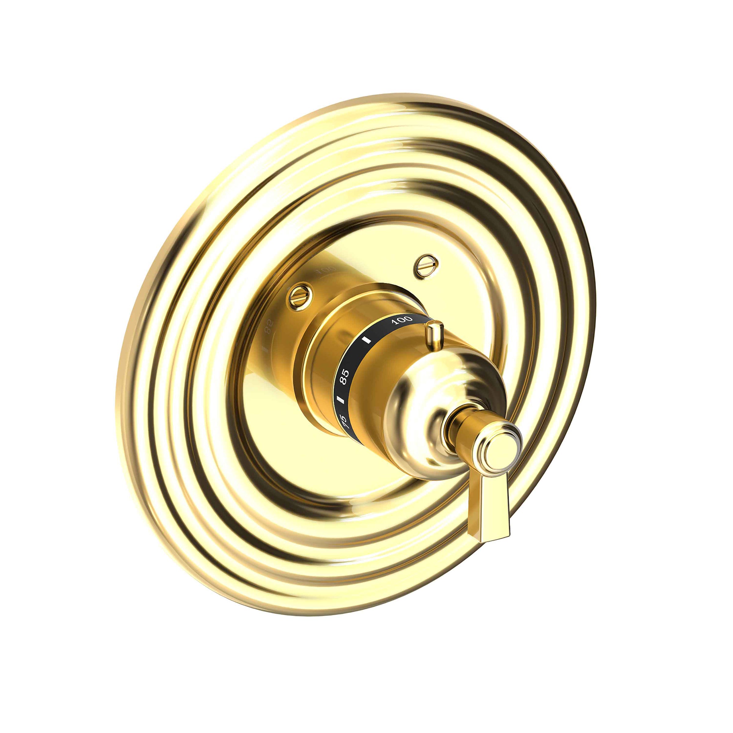 Newport Brass Astor 3/4" Round Thermostatic Trim Plate with Handle