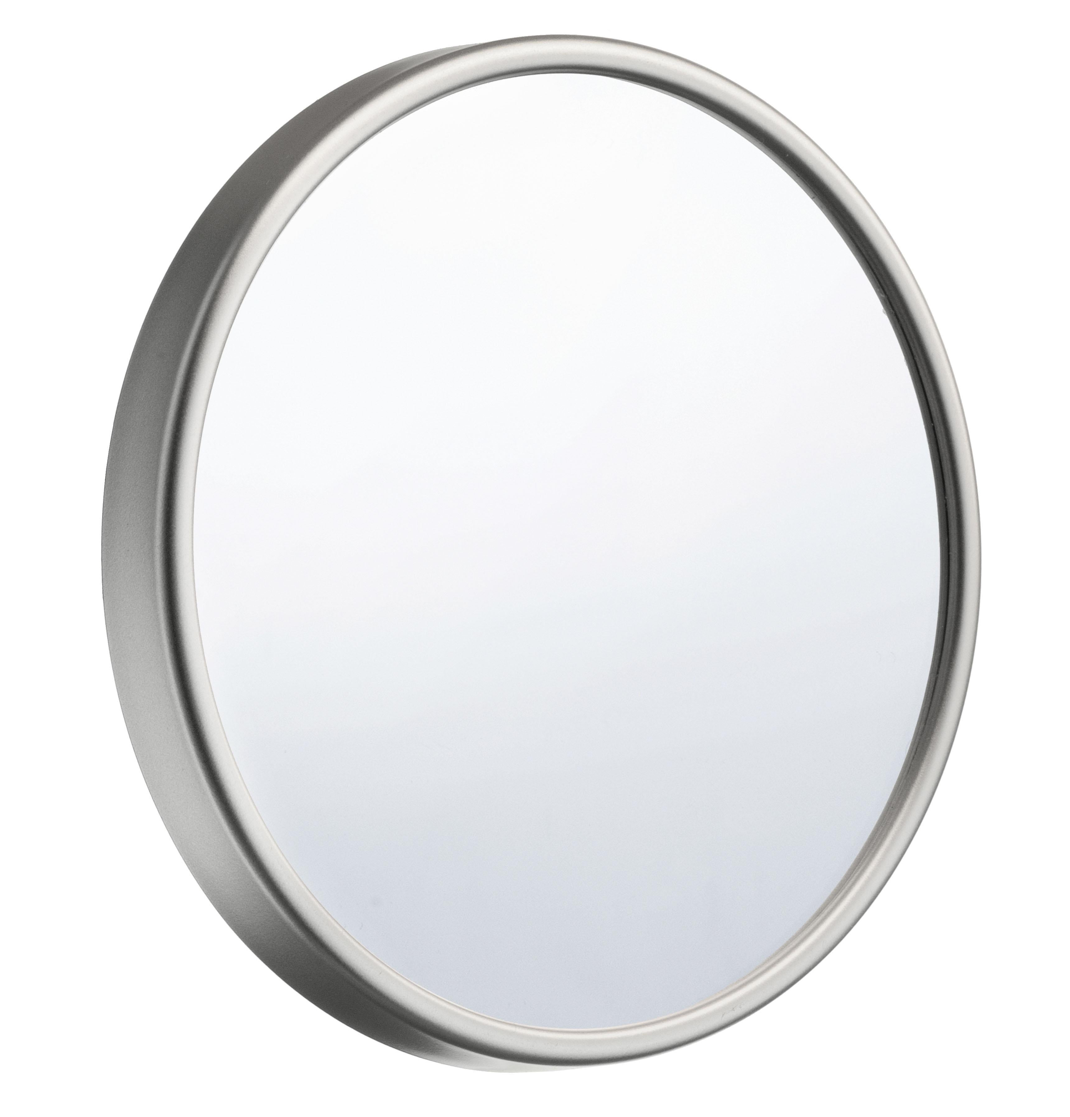 silver make-up mirror