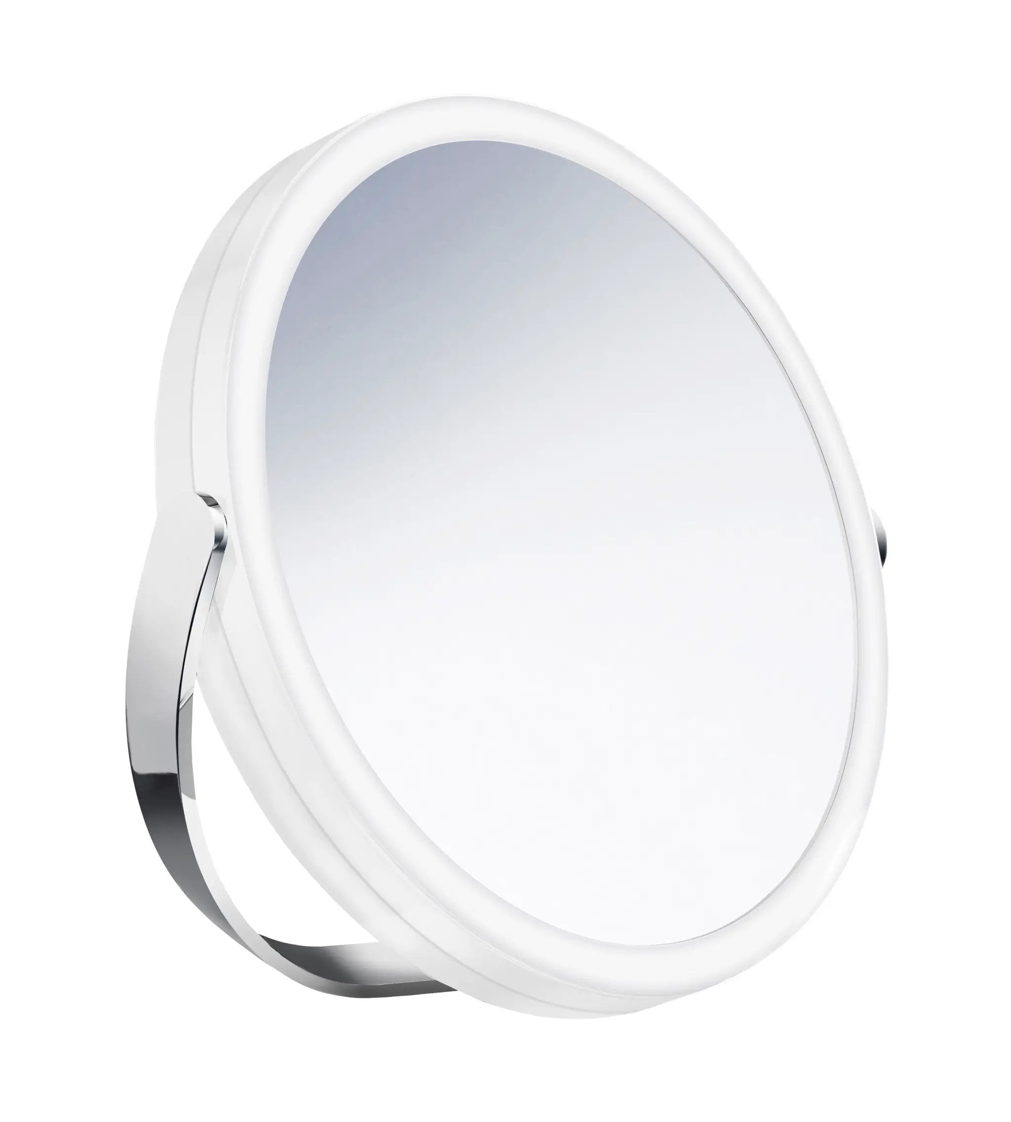 chromed table mirror