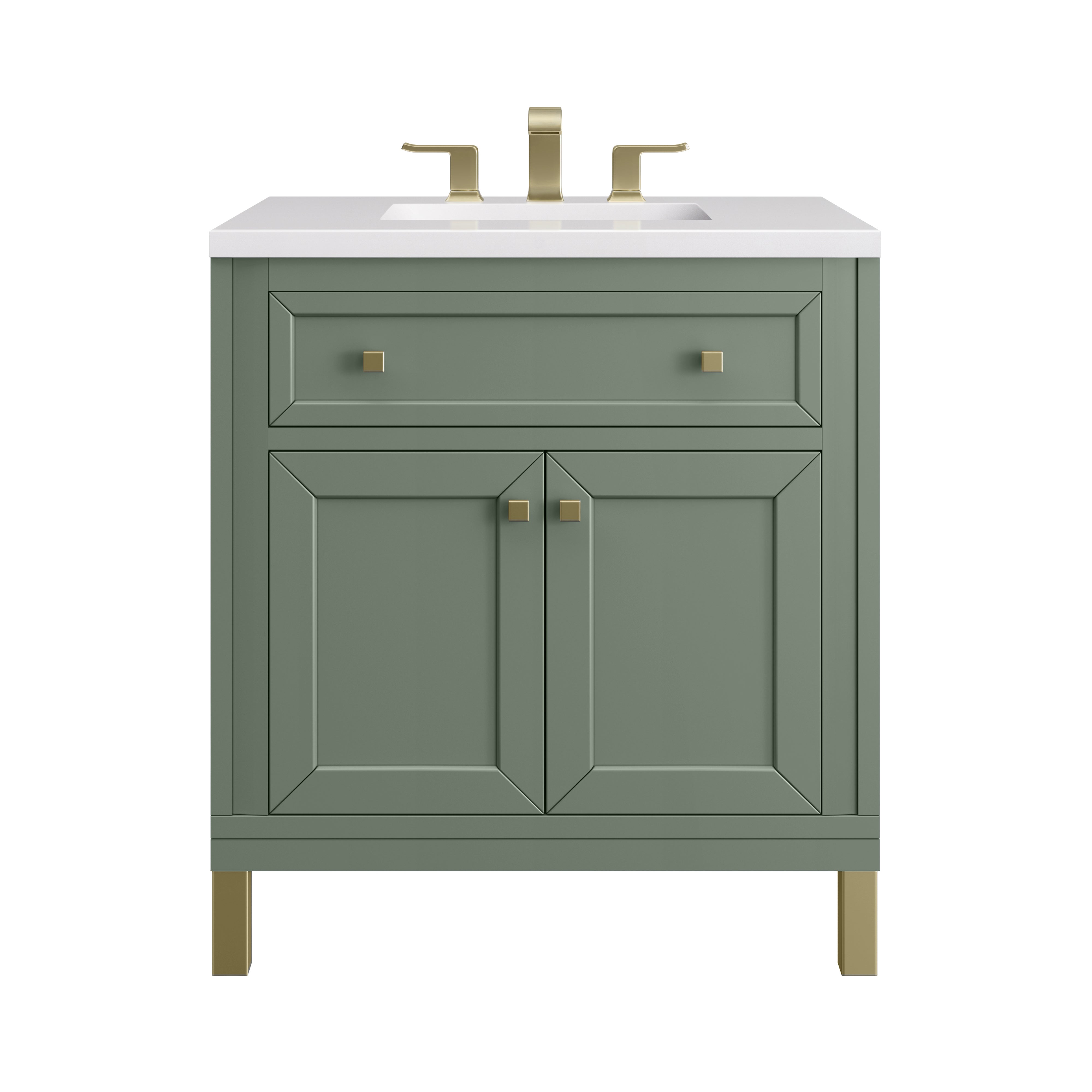 James Martin Vanities Chicago 30" Single Vanity - Smokey Celadon