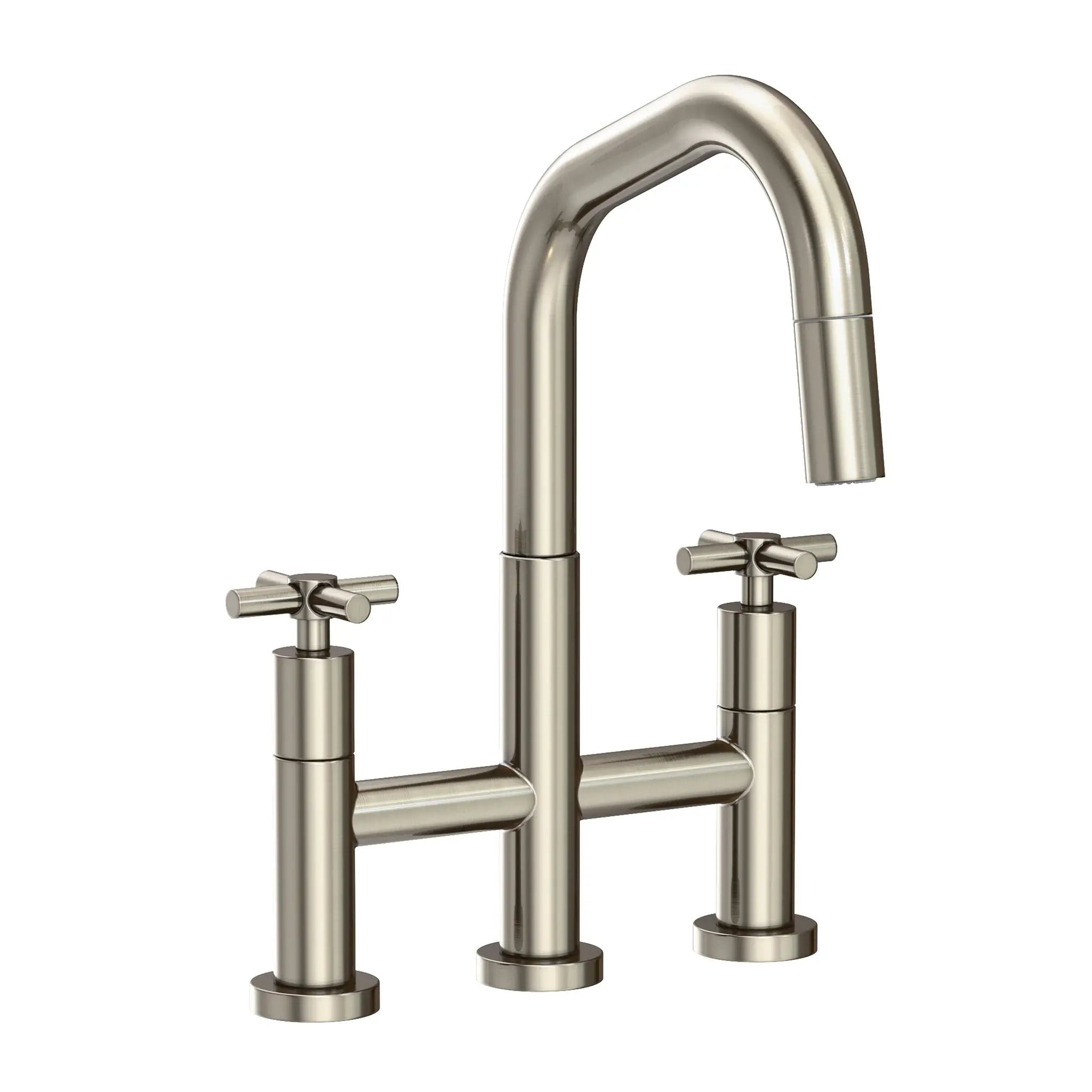 Newport Brass East Square Kitchen Bridge Pull-Down Faucet by Newport Brass