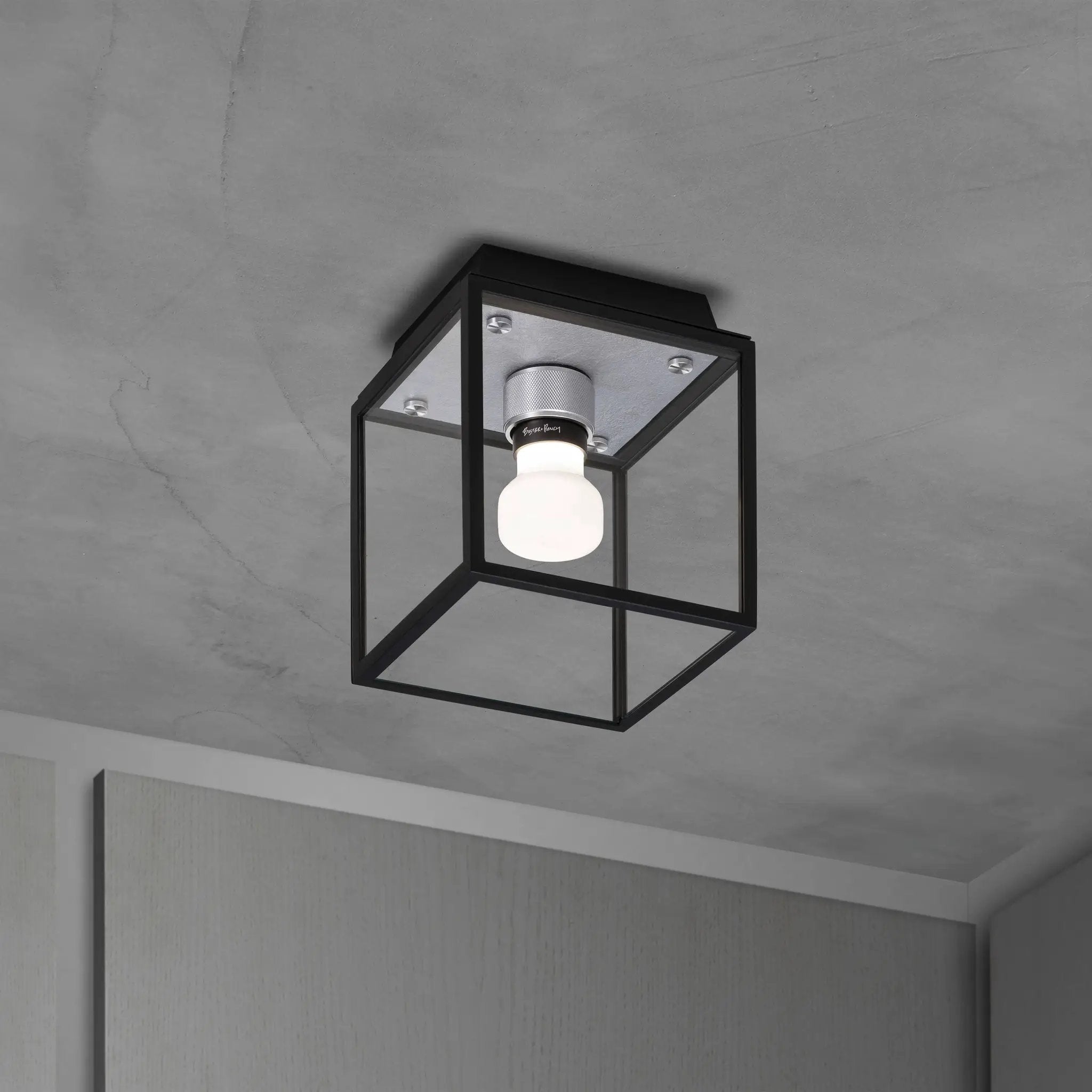 Buster + Punch Caged Wet Ceiling Light Small by Buster + Punch