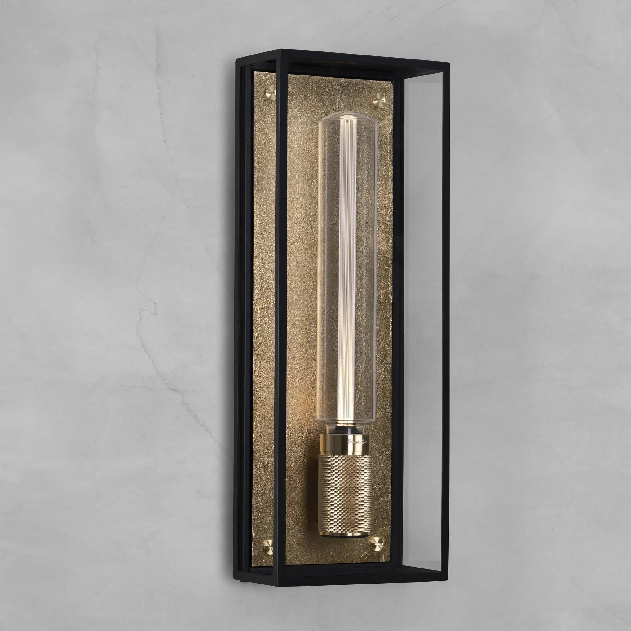 Buster + Punch Caged Wet Wall Light Large by Buster + Punch