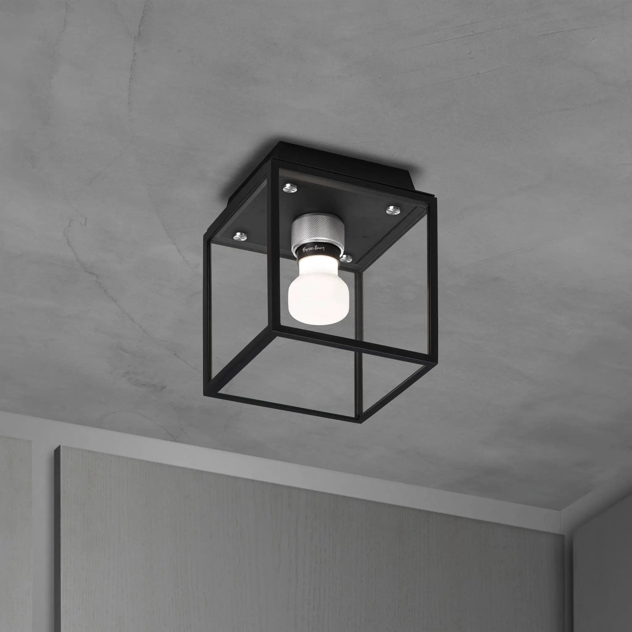 Buster + Punch Caged Wet Ceiling Light Small by Buster + Punch