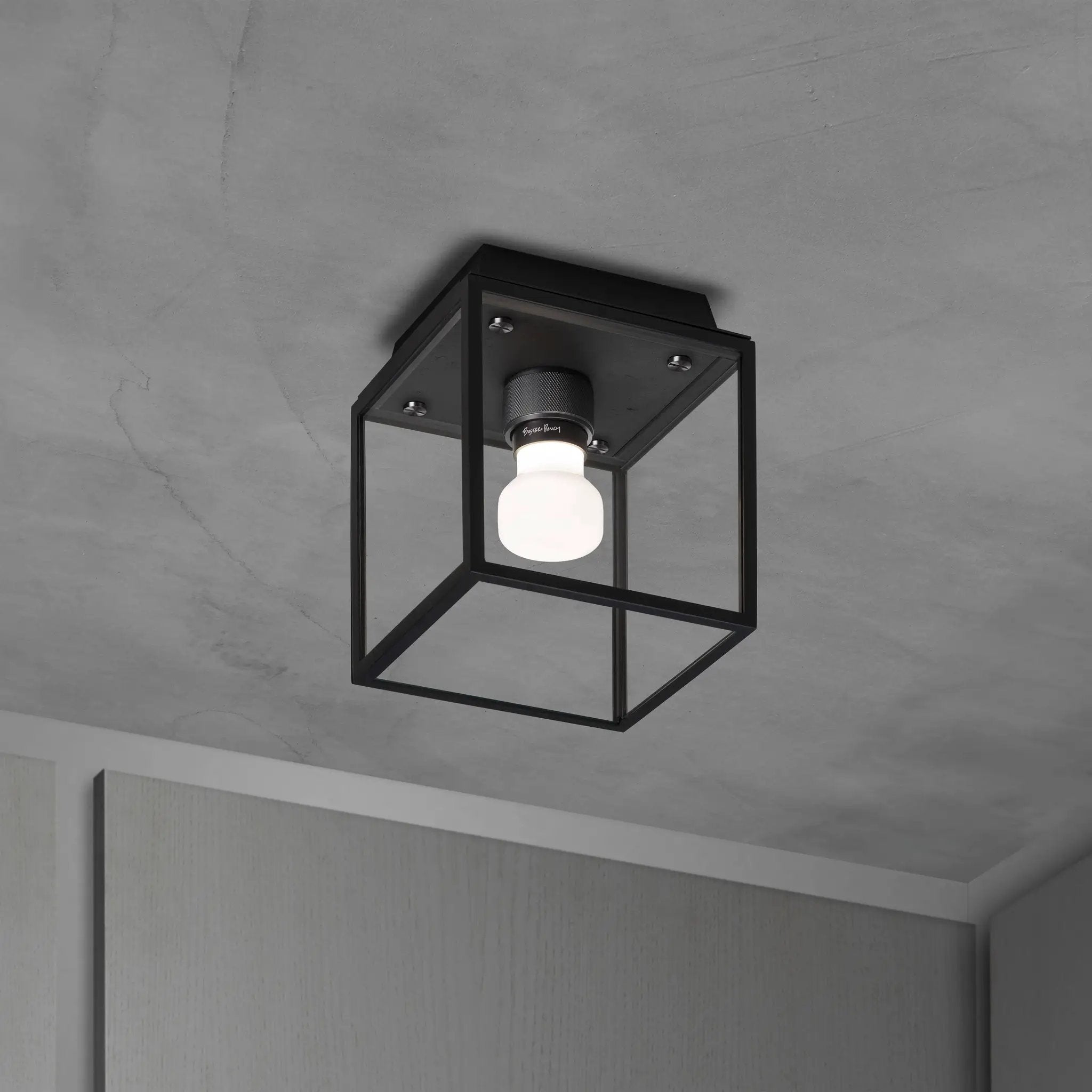 Buster + Punch Caged Wet Ceiling Light Small by Buster + Punch
