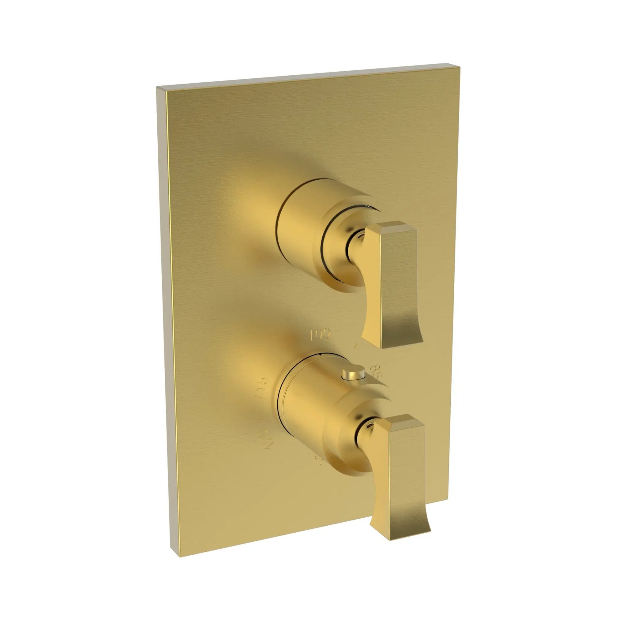 Newport Brass Joffrey 1/2" Square Thermostatic Trim Plate with Handle by Newport Brass