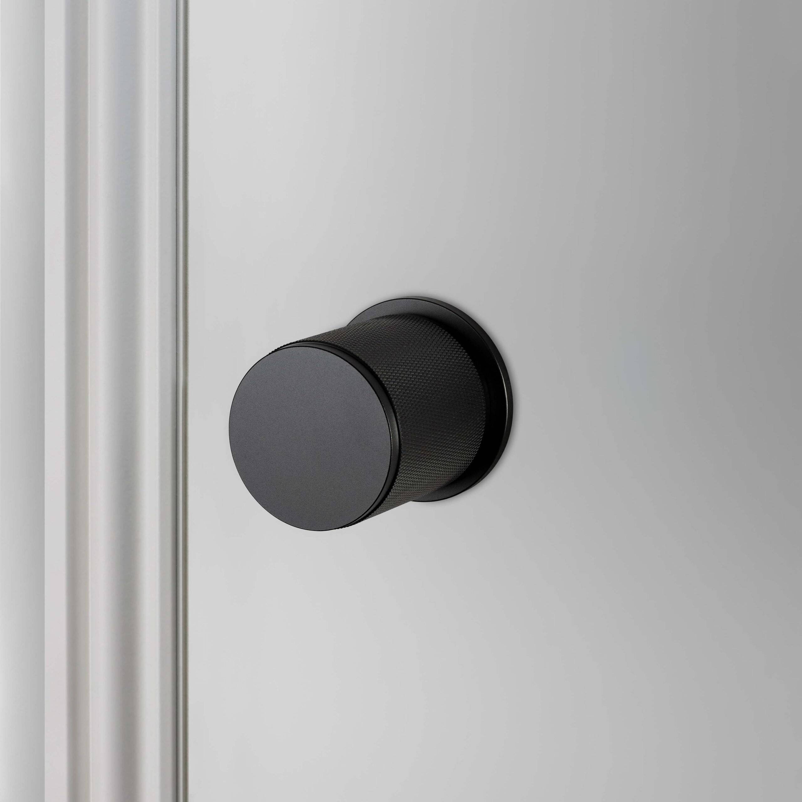 black door handle